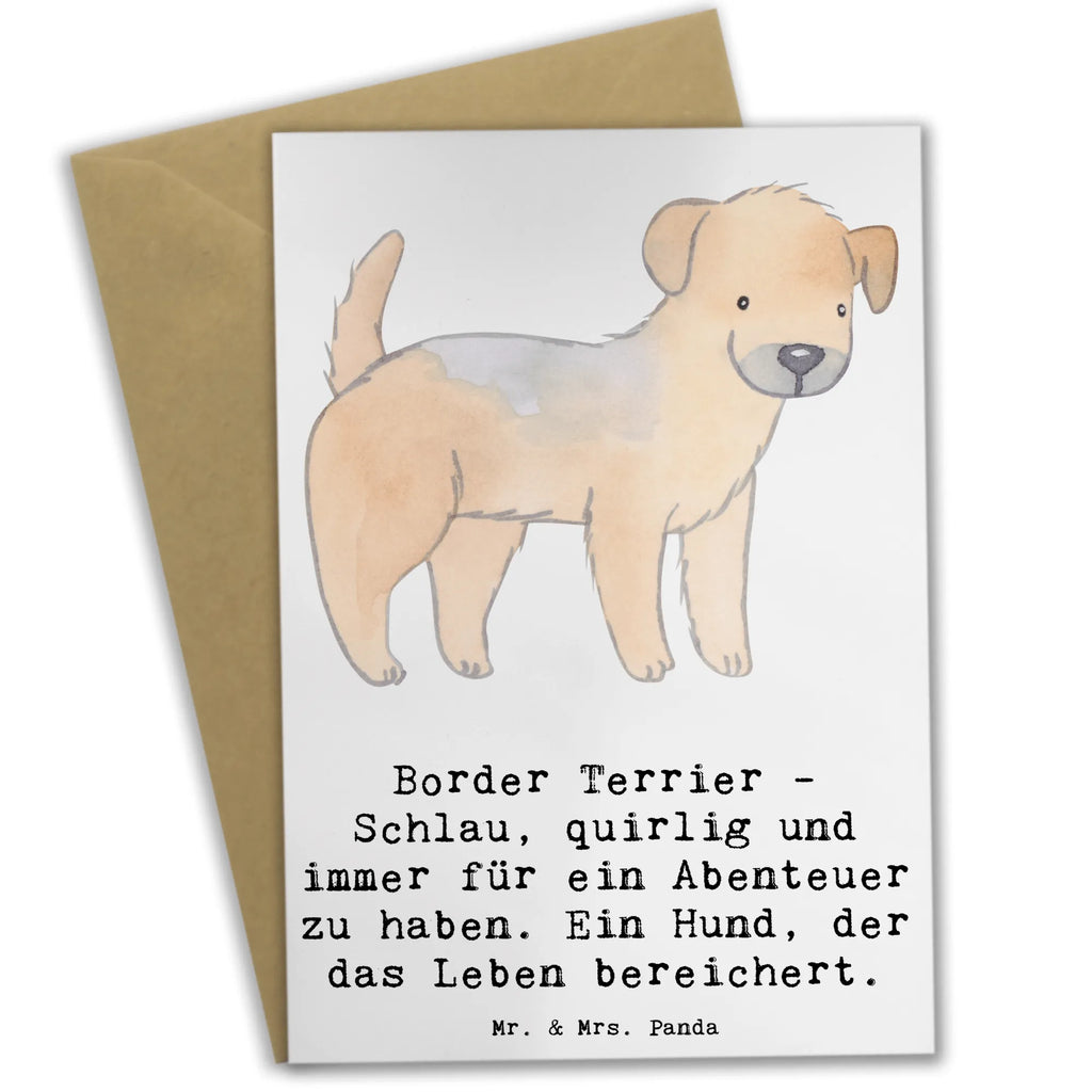 Grußkarte Border Terrier Abenteuer Grußkarte, Klappkarte, Einladungskarte, Glückwunschkarte, Hochzeitskarte, Geburtstagskarte, Karte, Ansichtskarten, Hund, Hunderasse, Rassehund, Hundebesitzer, Geschenk, Tierfreund, Schenken, Welpe