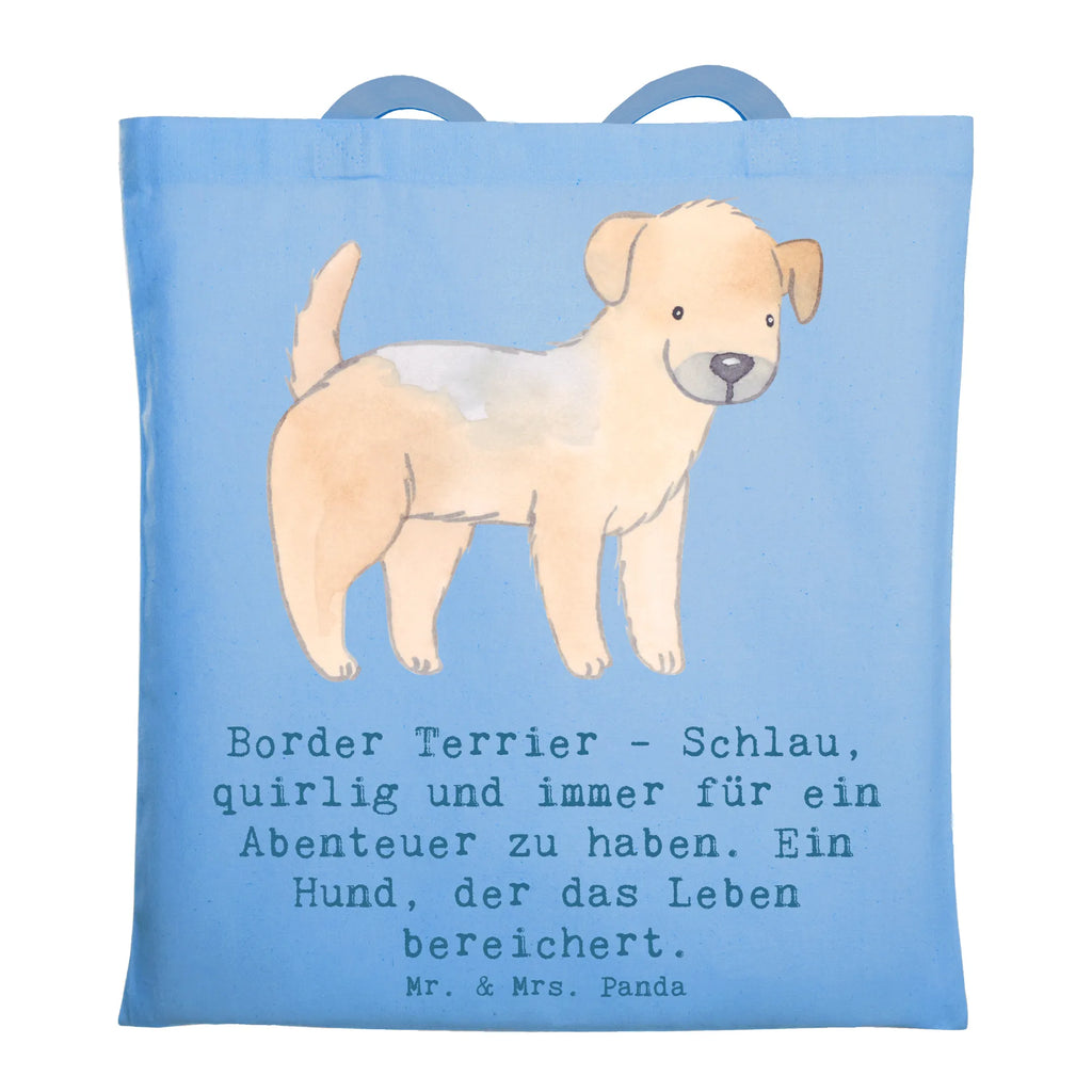 Tragetasche Border Terrier Abenteuer Beuteltasche, Beutel, Einkaufstasche, Jutebeutel, Stoffbeutel, Tasche, Shopper, Umhängetasche, Strandtasche, Schultertasche, Stofftasche, Tragetasche, Badetasche, Jutetasche, Einkaufstüte, Laptoptasche, Hund, Hunderasse, Rassehund, Hundebesitzer, Geschenk, Tierfreund, Schenken, Welpe