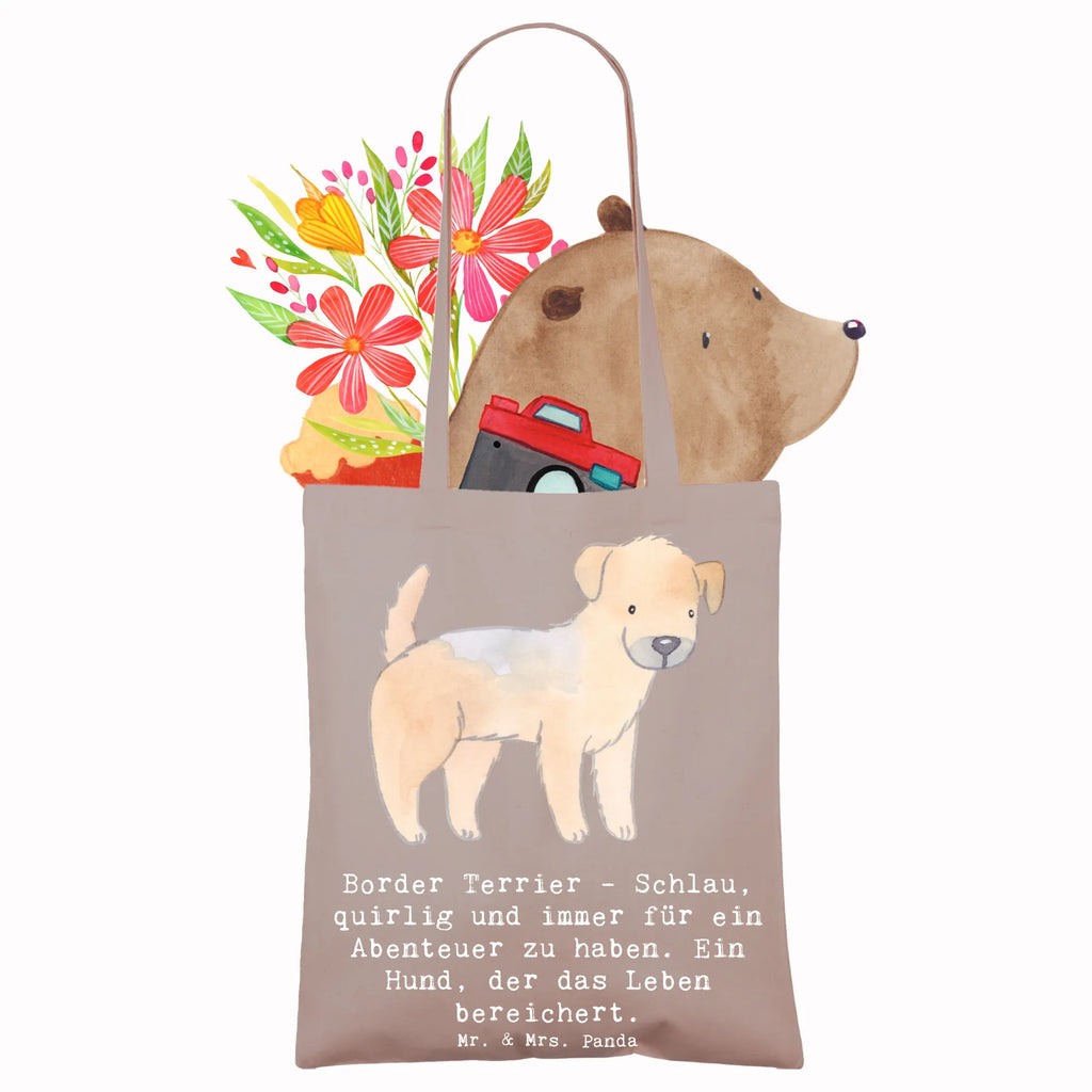 Tragetasche Border Terrier Abenteuer Beuteltasche, Beutel, Einkaufstasche, Jutebeutel, Stoffbeutel, Tasche, Shopper, Umhängetasche, Strandtasche, Schultertasche, Stofftasche, Tragetasche, Badetasche, Jutetasche, Einkaufstüte, Laptoptasche, Hund, Hunderasse, Rassehund, Hundebesitzer, Geschenk, Tierfreund, Schenken, Welpe