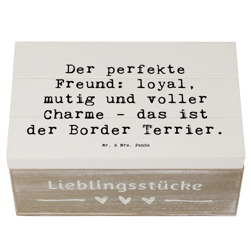 Holzkiste Spruch Border Terrier Freund Holzkiste, Kiste, Schatzkiste, Truhe, Schatulle, XXL, Erinnerungsbox, Erinnerungskiste, Dekokiste, Aufbewahrungsbox, Geschenkbox, Geschenkdose, Hund, Hunderasse, Rassehund, Hundebesitzer, Geschenk, Tierfreund, Schenken, Welpe