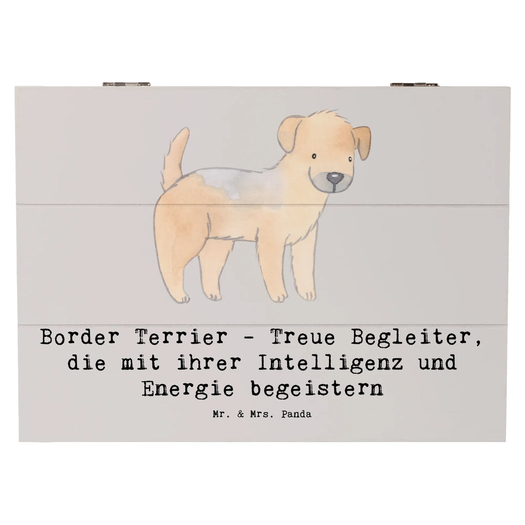 Holzkiste Border Terrier Freunde Holzkiste, Kiste, Schatzkiste, Truhe, Schatulle, XXL, Erinnerungsbox, Erinnerungskiste, Dekokiste, Aufbewahrungsbox, Geschenkbox, Geschenkdose, Hund, Hunderasse, Rassehund, Hundebesitzer, Geschenk, Tierfreund, Schenken, Welpe