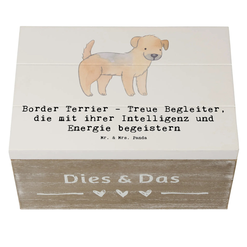 Holzkiste Border Terrier Freunde Holzkiste, Kiste, Schatzkiste, Truhe, Schatulle, XXL, Erinnerungsbox, Erinnerungskiste, Dekokiste, Aufbewahrungsbox, Geschenkbox, Geschenkdose, Hund, Hunderasse, Rassehund, Hundebesitzer, Geschenk, Tierfreund, Schenken, Welpe