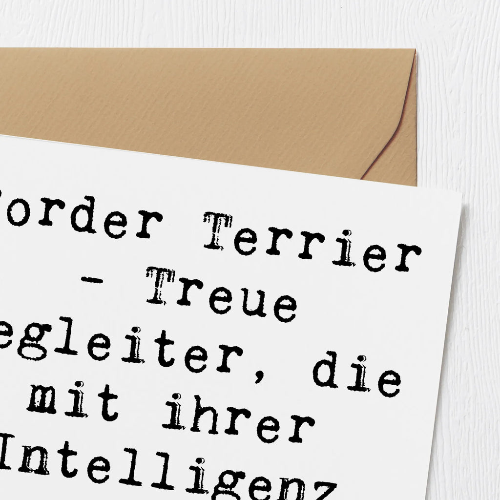 Deluxe Karte Spruch Border Terrier Freunde Karte, Grußkarte, Klappkarte, Einladungskarte, Glückwunschkarte, Hochzeitskarte, Geburtstagskarte, Hochwertige Grußkarte, Hochwertige Klappkarte, Hund, Hunderasse, Rassehund, Hundebesitzer, Geschenk, Tierfreund, Schenken, Welpe