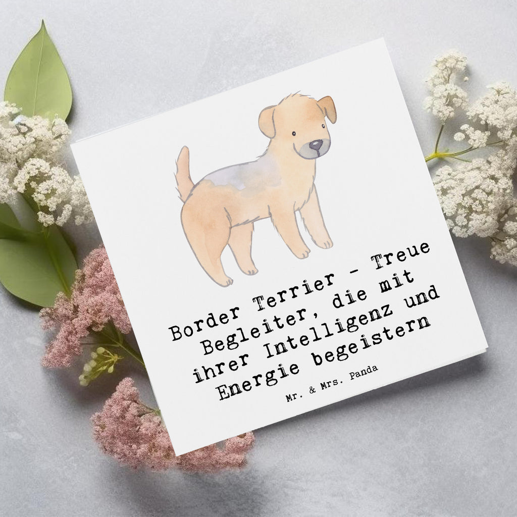 Deluxe Karte Border Terrier Freunde Karte, Grußkarte, Klappkarte, Einladungskarte, Glückwunschkarte, Hochzeitskarte, Geburtstagskarte, Hochwertige Grußkarte, Hochwertige Klappkarte, Hund, Hunderasse, Rassehund, Hundebesitzer, Geschenk, Tierfreund, Schenken, Welpe