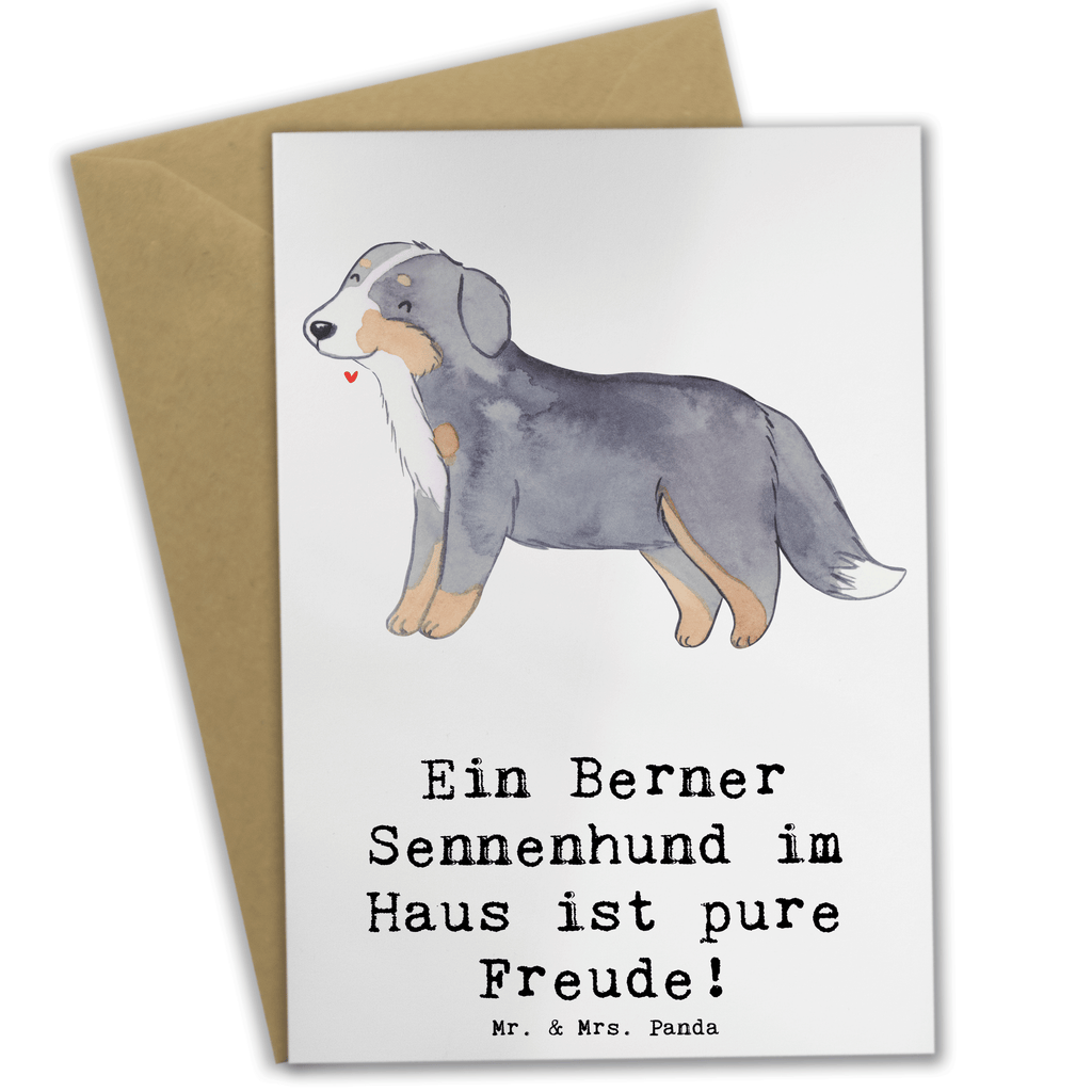 Grußkarte Berner Sennenhund Freude Grußkarte, Klappkarte, Einladungskarte, Glückwunschkarte, Hochzeitskarte, Geburtstagskarte, Karte, Ansichtskarten, Hund, Hunderasse, Rassehund, Hundebesitzer, Geschenk, Tierfreund, Schenken, Welpe