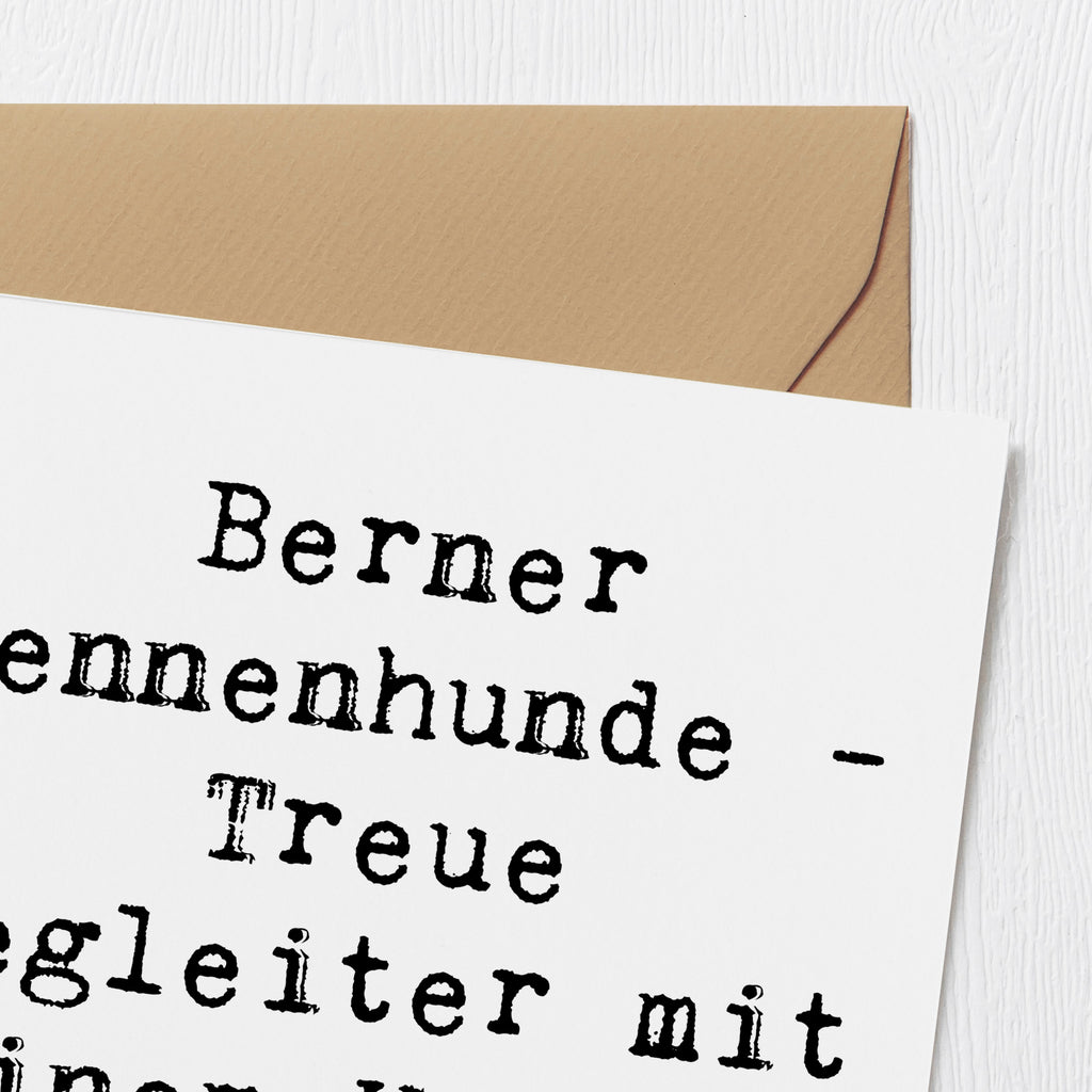 Deluxe Karte Spruch Berner Sennenhund Herz Karte, Grußkarte, Klappkarte, Einladungskarte, Glückwunschkarte, Hochzeitskarte, Geburtstagskarte, Hochwertige Grußkarte, Hochwertige Klappkarte, Hund, Hunderasse, Rassehund, Hundebesitzer, Geschenk, Tierfreund, Schenken, Welpe