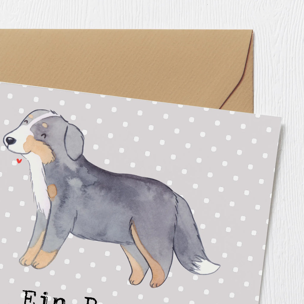 Deluxe Karte Berner Sennenhund Freude Karte, Grußkarte, Klappkarte, Einladungskarte, Glückwunschkarte, Hochzeitskarte, Geburtstagskarte, Hochwertige Grußkarte, Hochwertige Klappkarte, Hund, Hunderasse, Rassehund, Hundebesitzer, Geschenk, Tierfreund, Schenken, Welpe