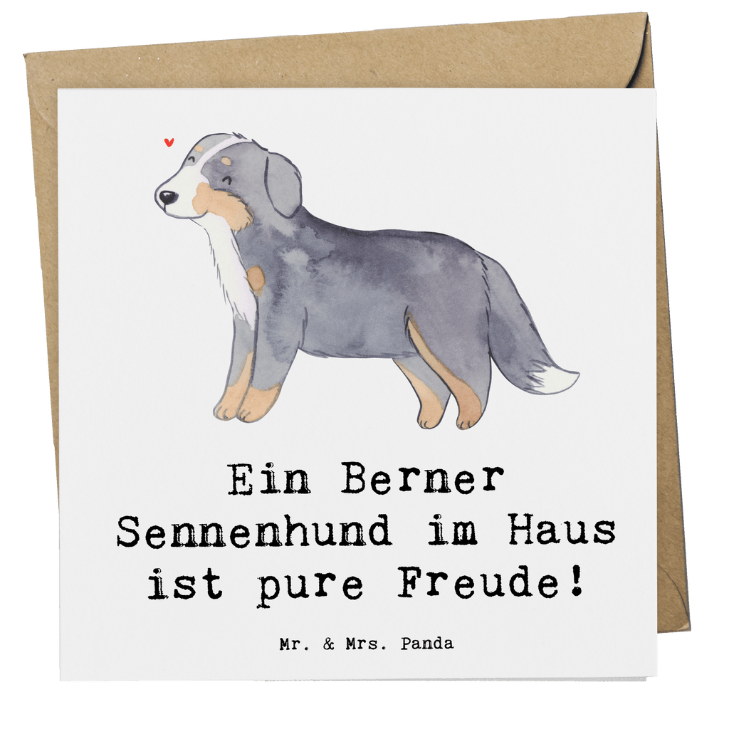 Deluxe Karte Berner Sennenhund Freude Karte, Grußkarte, Klappkarte, Einladungskarte, Glückwunschkarte, Hochzeitskarte, Geburtstagskarte, Hochwertige Grußkarte, Hochwertige Klappkarte, Hund, Hunderasse, Rassehund, Hundebesitzer, Geschenk, Tierfreund, Schenken, Welpe