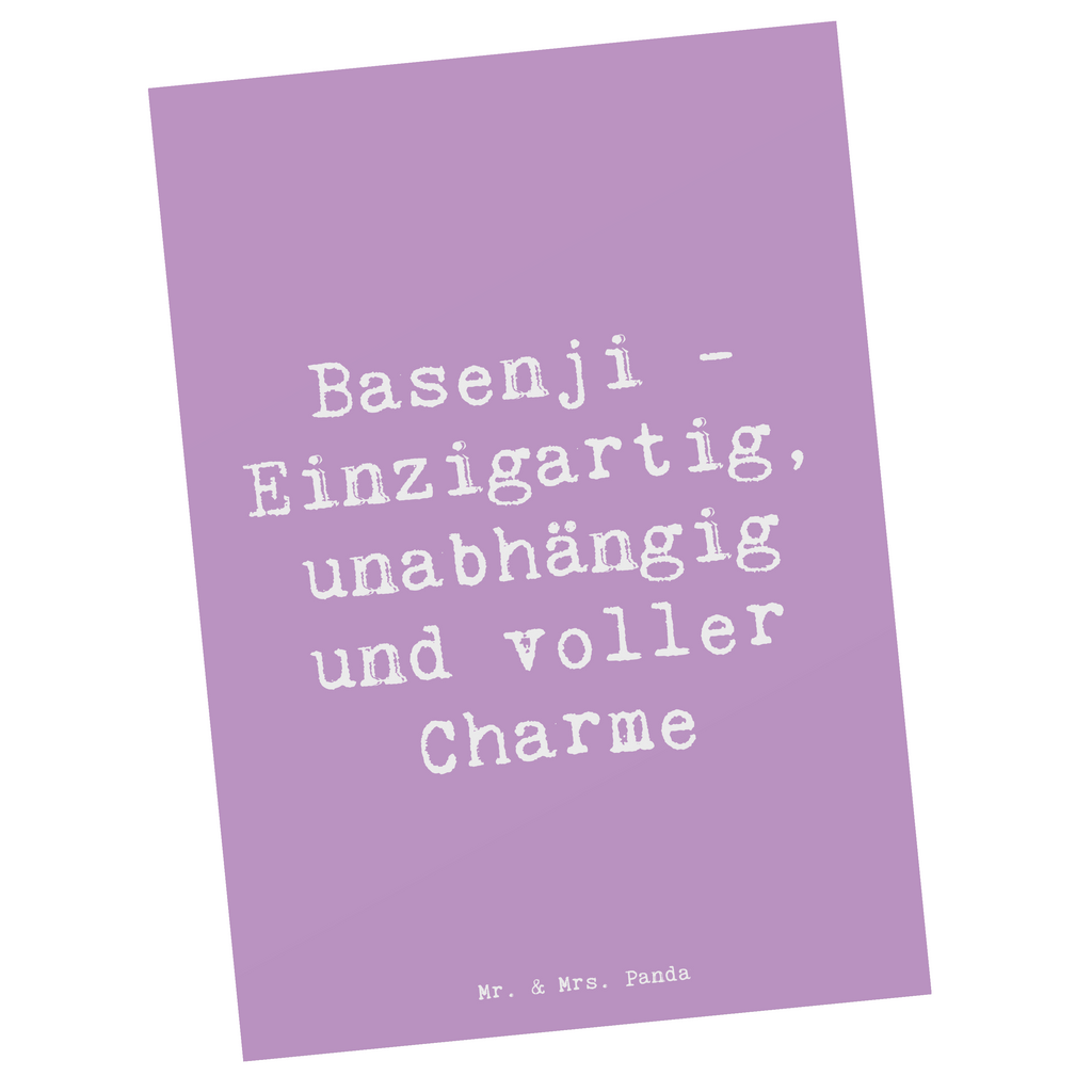 Postkarte Spruch Basenji Charme Postkarte, Karte, Geschenkkarte, Grußkarte, Einladung, Ansichtskarte, Geburtstagskarte, Einladungskarte, Dankeskarte, Ansichtskarten, Einladung Geburtstag, Einladungskarten Geburtstag, Hund, Hunderasse, Rassehund, Hundebesitzer, Geschenk, Tierfreund, Schenken, Welpe