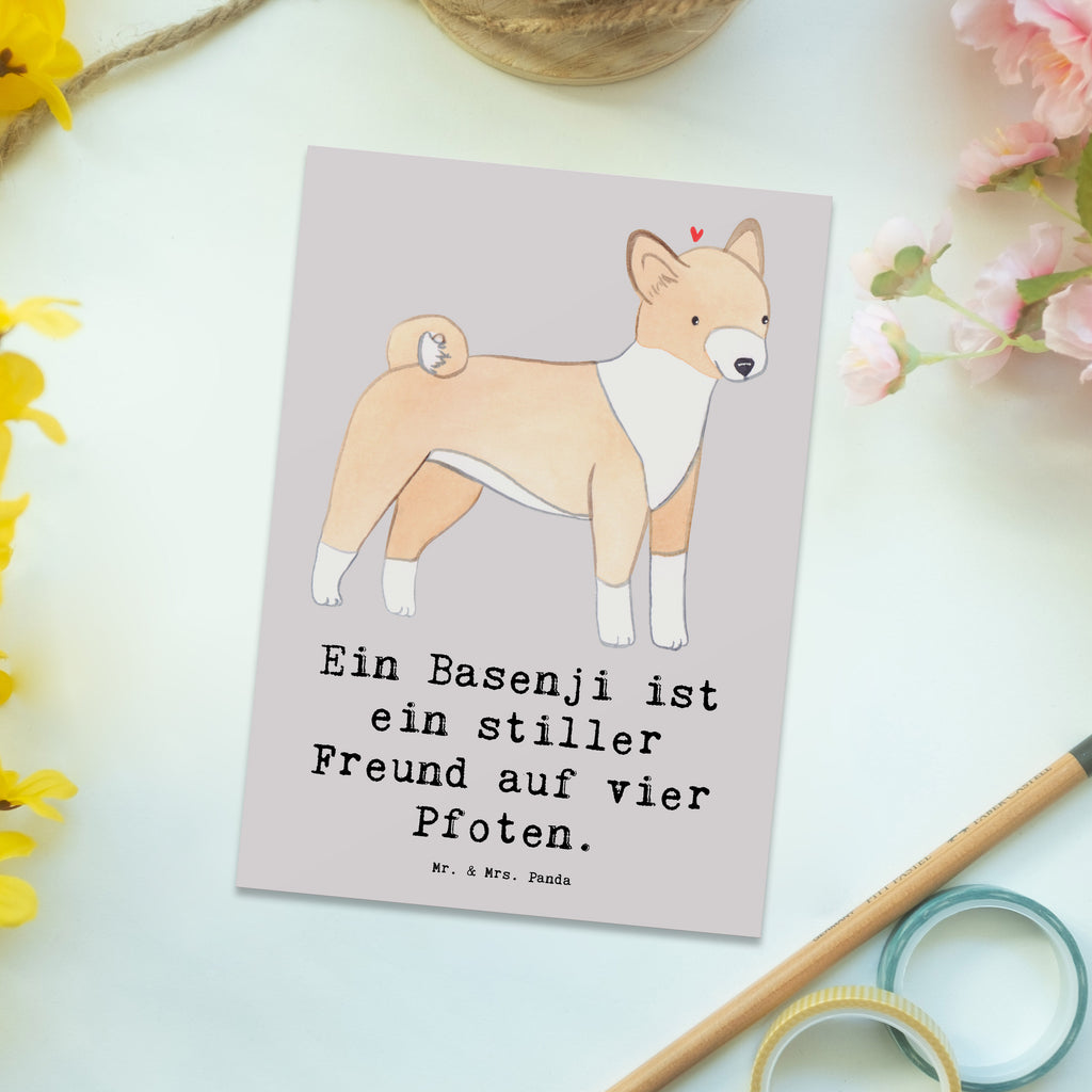 Postkarte Basenji Freund Postkarte, Karte, Geschenkkarte, Grußkarte, Einladung, Ansichtskarte, Geburtstagskarte, Einladungskarte, Dankeskarte, Ansichtskarten, Einladung Geburtstag, Einladungskarten Geburtstag, Hund, Hunderasse, Rassehund, Hundebesitzer, Geschenk, Tierfreund, Schenken, Welpe