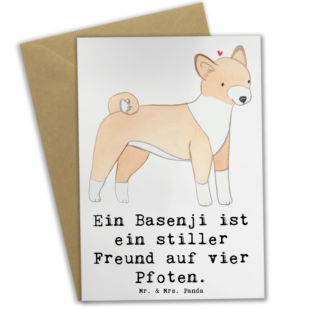 Grußkarte Basenji Freund Grußkarte, Klappkarte, Einladungskarte, Glückwunschkarte, Hochzeitskarte, Geburtstagskarte, Karte, Ansichtskarten, Hund, Hunderasse, Rassehund, Hundebesitzer, Geschenk, Tierfreund, Schenken, Welpe