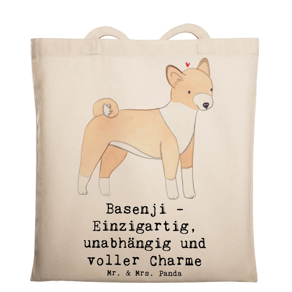 Tragetasche Basenji Charme Beuteltasche, Beutel, Einkaufstasche, Jutebeutel, Stoffbeutel, Tasche, Shopper, Umhängetasche, Strandtasche, Schultertasche, Stofftasche, Tragetasche, Badetasche, Jutetasche, Einkaufstüte, Laptoptasche, Hund, Hunderasse, Rassehund, Hundebesitzer, Geschenk, Tierfreund, Schenken, Welpe