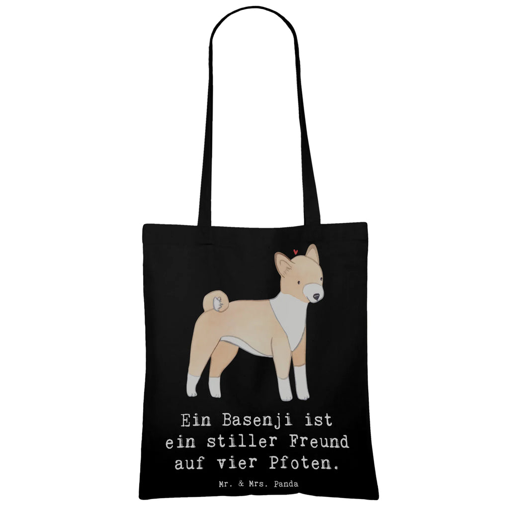 Tragetasche Basenji Freund Beuteltasche, Beutel, Einkaufstasche, Jutebeutel, Stoffbeutel, Tasche, Shopper, Umhängetasche, Strandtasche, Schultertasche, Stofftasche, Tragetasche, Badetasche, Jutetasche, Einkaufstüte, Laptoptasche, Hund, Hunderasse, Rassehund, Hundebesitzer, Geschenk, Tierfreund, Schenken, Welpe