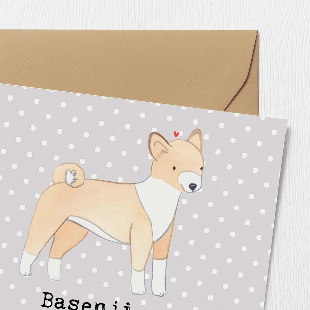 Deluxe Karte Basenji Charme Karte, Grußkarte, Klappkarte, Einladungskarte, Glückwunschkarte, Hochzeitskarte, Geburtstagskarte, Hochwertige Grußkarte, Hochwertige Klappkarte, Hund, Hunderasse, Rassehund, Hundebesitzer, Geschenk, Tierfreund, Schenken, Welpe