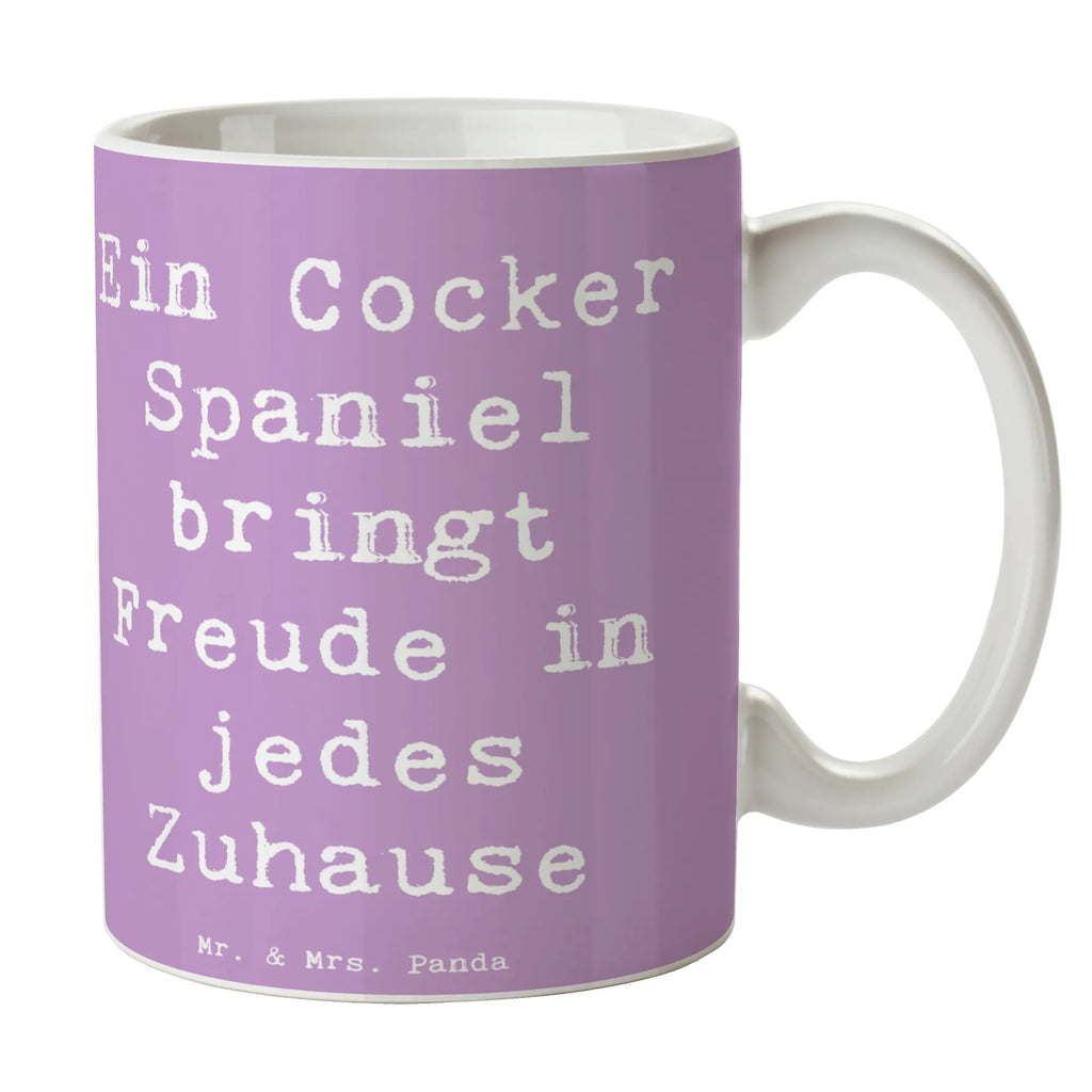 Tasse Spruch Cocker Spaniel Freude Tasse, Kaffeetasse, Teetasse, Becher, Kaffeebecher, Teebecher, Keramiktasse, Porzellantasse, Büro Tasse, Geschenk Tasse, Tasse Sprüche, Tasse Motive, Kaffeetassen, Tasse bedrucken, Designer Tasse, Cappuccino Tassen, Schöne Teetassen, Hund, Hunderasse, Rassehund, Hundebesitzer, Geschenk, Tierfreund, Schenken, Welpe