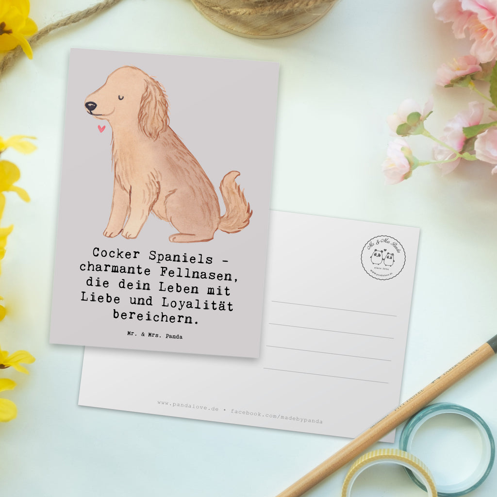 Postkarte Cocker Spaniel Liebe Postkarte, Karte, Geschenkkarte, Grußkarte, Einladung, Ansichtskarte, Geburtstagskarte, Einladungskarte, Dankeskarte, Ansichtskarten, Einladung Geburtstag, Einladungskarten Geburtstag, Hund, Hunderasse, Rassehund, Hundebesitzer, Geschenk, Tierfreund, Schenken, Welpe