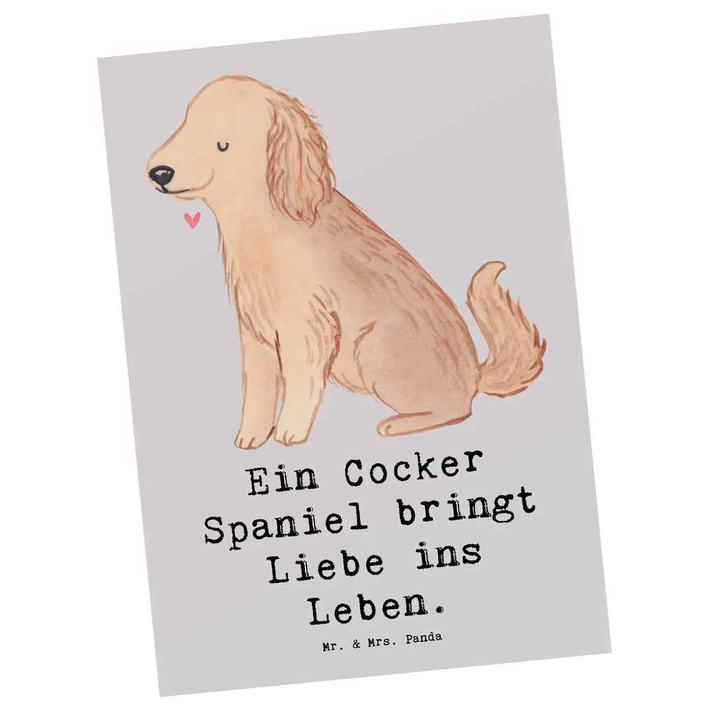 Postkarte Liebe Cocker Spaniel Postkarte, Karte, Geschenkkarte, Grußkarte, Einladung, Ansichtskarte, Geburtstagskarte, Einladungskarte, Dankeskarte, Ansichtskarten, Einladung Geburtstag, Einladungskarten Geburtstag, Hund, Hunderasse, Rassehund, Hundebesitzer, Geschenk, Tierfreund, Schenken, Welpe