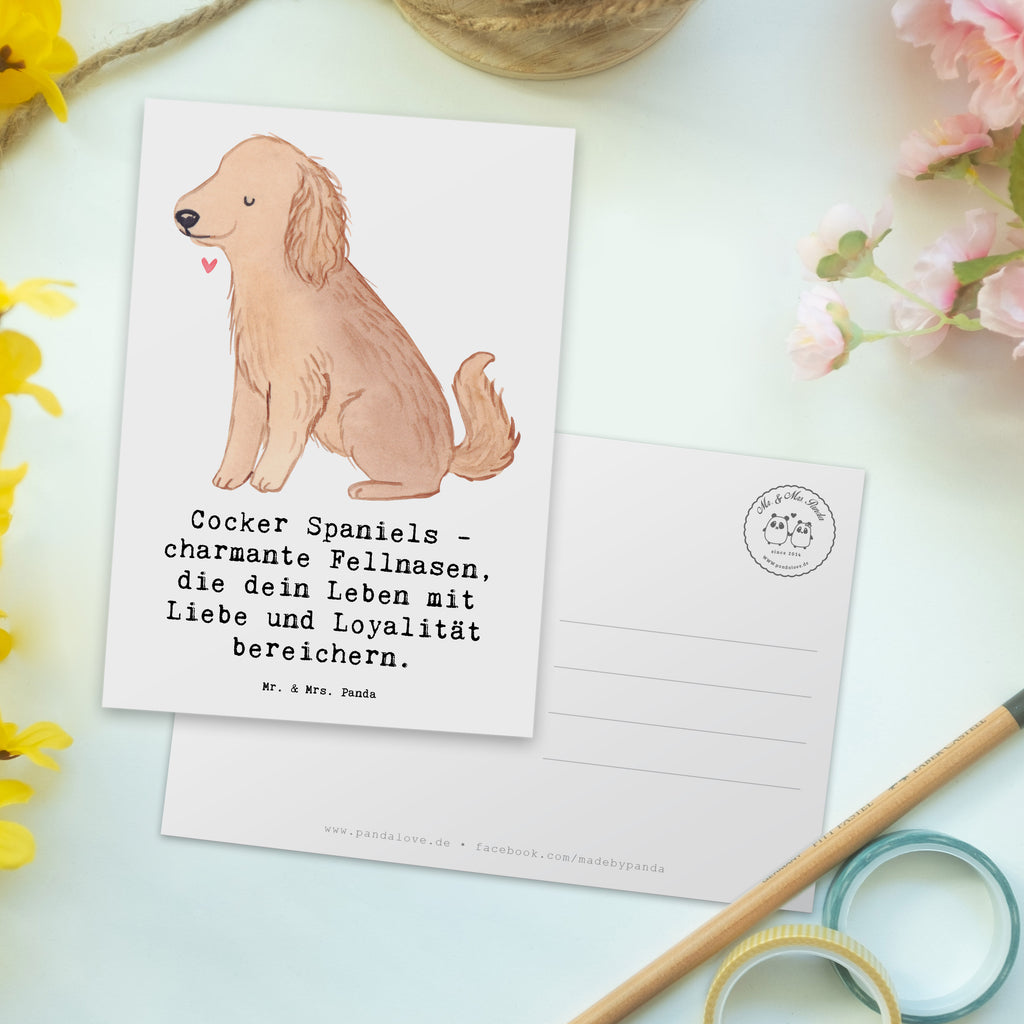 Postkarte Cocker Spaniel Liebe Postkarte, Karte, Geschenkkarte, Grußkarte, Einladung, Ansichtskarte, Geburtstagskarte, Einladungskarte, Dankeskarte, Ansichtskarten, Einladung Geburtstag, Einladungskarten Geburtstag, Hund, Hunderasse, Rassehund, Hundebesitzer, Geschenk, Tierfreund, Schenken, Welpe