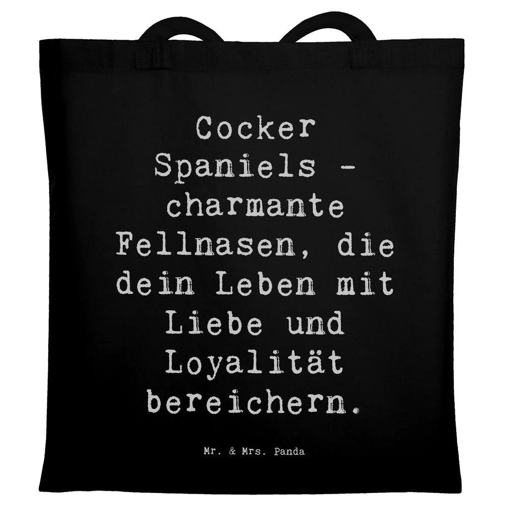 Tragetasche Spruch Cocker Spaniel Liebe Beuteltasche, Beutel, Einkaufstasche, Jutebeutel, Stoffbeutel, Tasche, Shopper, Umhängetasche, Strandtasche, Schultertasche, Stofftasche, Tragetasche, Badetasche, Jutetasche, Einkaufstüte, Laptoptasche, Hund, Hunderasse, Rassehund, Hundebesitzer, Geschenk, Tierfreund, Schenken, Welpe