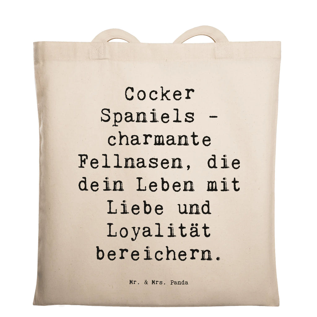 Tragetasche Spruch Cocker Spaniel Liebe Beuteltasche, Beutel, Einkaufstasche, Jutebeutel, Stoffbeutel, Tasche, Shopper, Umhängetasche, Strandtasche, Schultertasche, Stofftasche, Tragetasche, Badetasche, Jutetasche, Einkaufstüte, Laptoptasche, Hund, Hunderasse, Rassehund, Hundebesitzer, Geschenk, Tierfreund, Schenken, Welpe