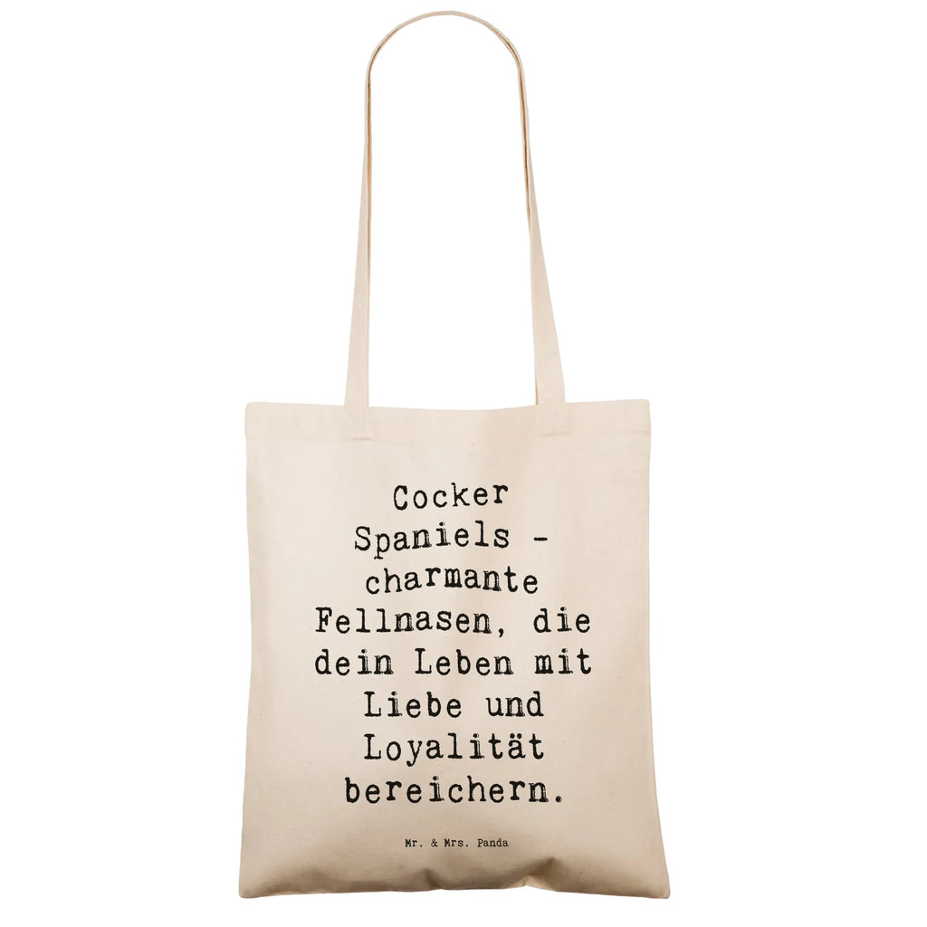 Tragetasche Spruch Cocker Spaniel Liebe Beuteltasche, Beutel, Einkaufstasche, Jutebeutel, Stoffbeutel, Tasche, Shopper, Umhängetasche, Strandtasche, Schultertasche, Stofftasche, Tragetasche, Badetasche, Jutetasche, Einkaufstüte, Laptoptasche, Hund, Hunderasse, Rassehund, Hundebesitzer, Geschenk, Tierfreund, Schenken, Welpe