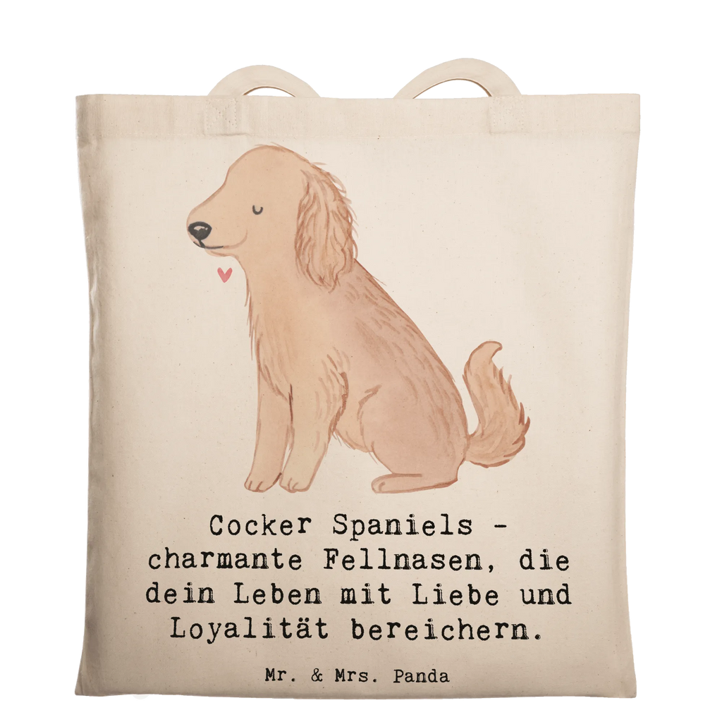 Tragetasche Cocker Spaniel Liebe Beuteltasche, Beutel, Einkaufstasche, Jutebeutel, Stoffbeutel, Tasche, Shopper, Umhängetasche, Strandtasche, Schultertasche, Stofftasche, Tragetasche, Badetasche, Jutetasche, Einkaufstüte, Laptoptasche, Hund, Hunderasse, Rassehund, Hundebesitzer, Geschenk, Tierfreund, Schenken, Welpe