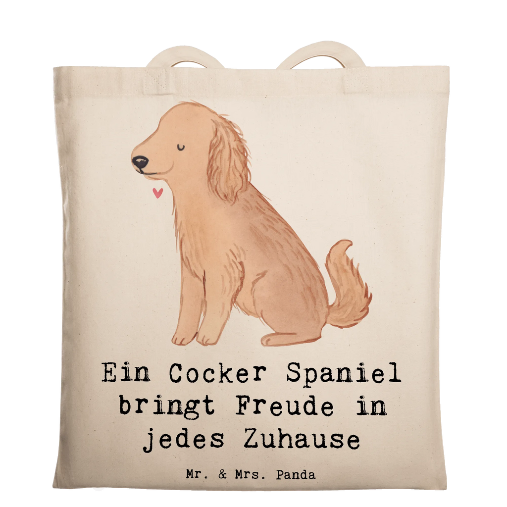 Tragetasche Cocker Spaniel Freude Beuteltasche, Beutel, Einkaufstasche, Jutebeutel, Stoffbeutel, Tasche, Shopper, Umhängetasche, Strandtasche, Schultertasche, Stofftasche, Tragetasche, Badetasche, Jutetasche, Einkaufstüte, Laptoptasche, Hund, Hunderasse, Rassehund, Hundebesitzer, Geschenk, Tierfreund, Schenken, Welpe