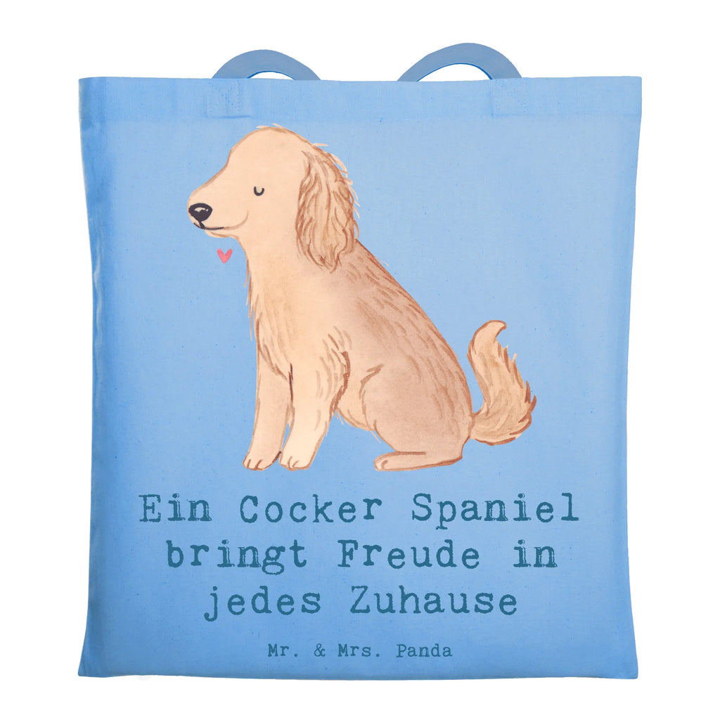 Tragetasche Cocker Spaniel Freude Beuteltasche, Beutel, Einkaufstasche, Jutebeutel, Stoffbeutel, Tasche, Shopper, Umhängetasche, Strandtasche, Schultertasche, Stofftasche, Tragetasche, Badetasche, Jutetasche, Einkaufstüte, Laptoptasche, Hund, Hunderasse, Rassehund, Hundebesitzer, Geschenk, Tierfreund, Schenken, Welpe