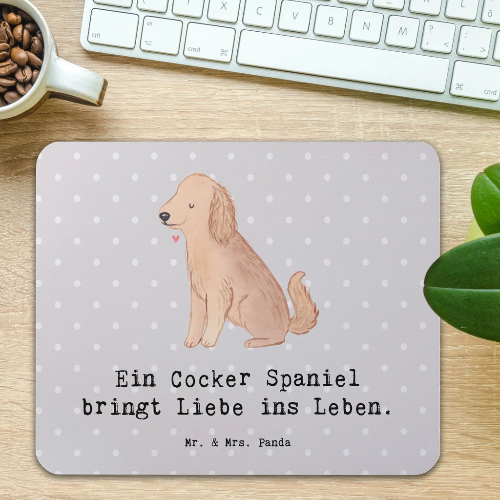 Mauspad Liebe Cocker Spaniel Mousepad, Computer zubehör, Büroausstattung, PC Zubehör, Arbeitszimmer, Mauspad, Einzigartiges Mauspad, Designer Mauspad, Mausunterlage, Mauspad Büro, Hund, Hunderasse, Rassehund, Hundebesitzer, Geschenk, Tierfreund, Schenken, Welpe