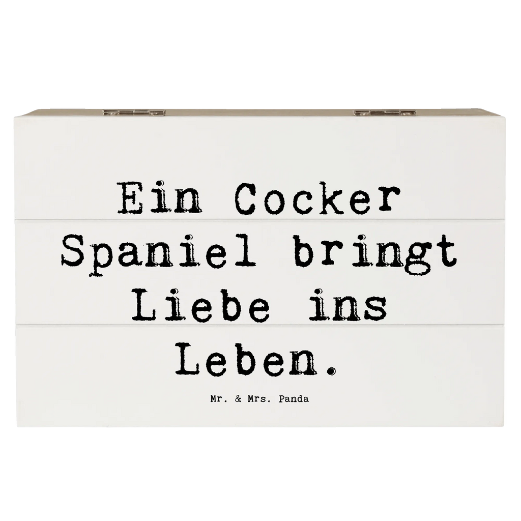 Holzkiste Spruch Liebe Cocker Spaniel Holzkiste, Kiste, Schatzkiste, Truhe, Schatulle, XXL, Erinnerungsbox, Erinnerungskiste, Dekokiste, Aufbewahrungsbox, Geschenkbox, Geschenkdose, Hund, Hunderasse, Rassehund, Hundebesitzer, Geschenk, Tierfreund, Schenken, Welpe