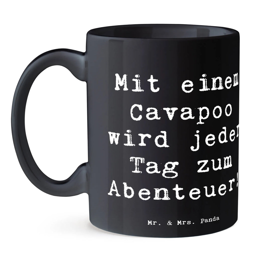 Tasse Spruch Cavapoo Abenteuer Tasse, Kaffeetasse, Teetasse, Becher, Kaffeebecher, Teebecher, Keramiktasse, Porzellantasse, Büro Tasse, Geschenk Tasse, Tasse Sprüche, Tasse Motive, Kaffeetassen, Tasse bedrucken, Designer Tasse, Cappuccino Tassen, Schöne Teetassen, Hund, Hunderasse, Rassehund, Hundebesitzer, Geschenk, Tierfreund, Schenken, Welpe