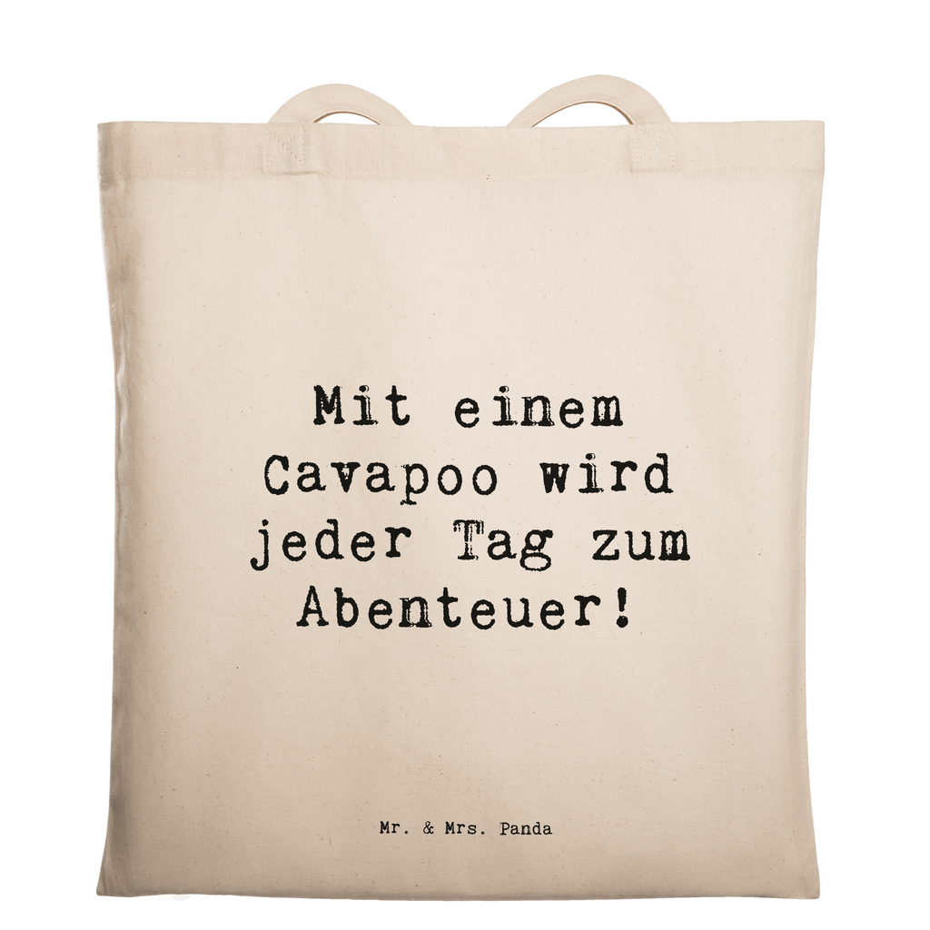 Tragetasche Spruch Cavapoo Abenteuer Beuteltasche, Beutel, Einkaufstasche, Jutebeutel, Stoffbeutel, Tasche, Shopper, Umhängetasche, Strandtasche, Schultertasche, Stofftasche, Tragetasche, Badetasche, Jutetasche, Einkaufstüte, Laptoptasche, Hund, Hunderasse, Rassehund, Hundebesitzer, Geschenk, Tierfreund, Schenken, Welpe