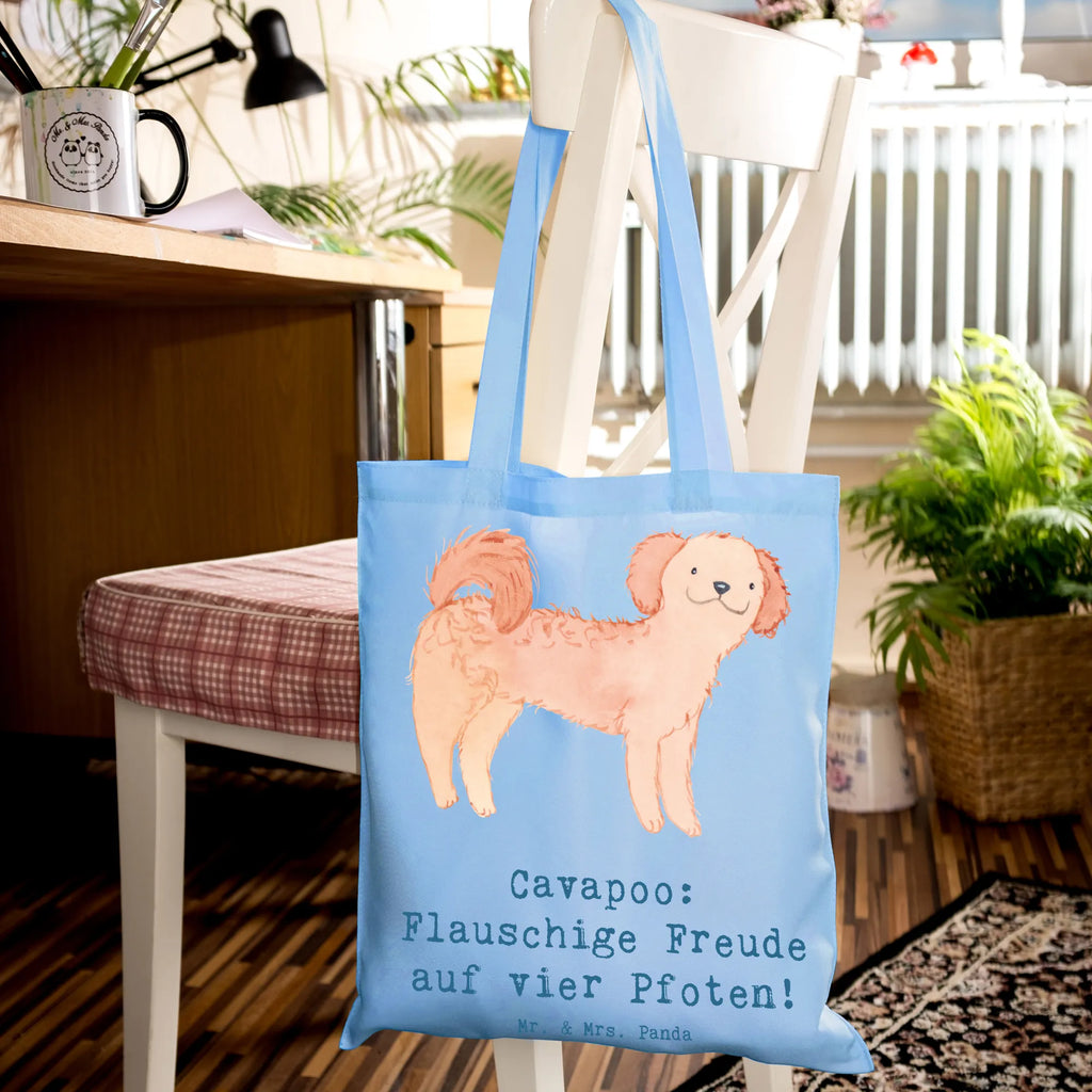 Tragetasche Cavapoo Flauschigkeit Beuteltasche, Beutel, Einkaufstasche, Jutebeutel, Stoffbeutel, Tasche, Shopper, Umhängetasche, Strandtasche, Schultertasche, Stofftasche, Tragetasche, Badetasche, Jutetasche, Einkaufstüte, Laptoptasche, Hund, Hunderasse, Rassehund, Hundebesitzer, Geschenk, Tierfreund, Schenken, Welpe