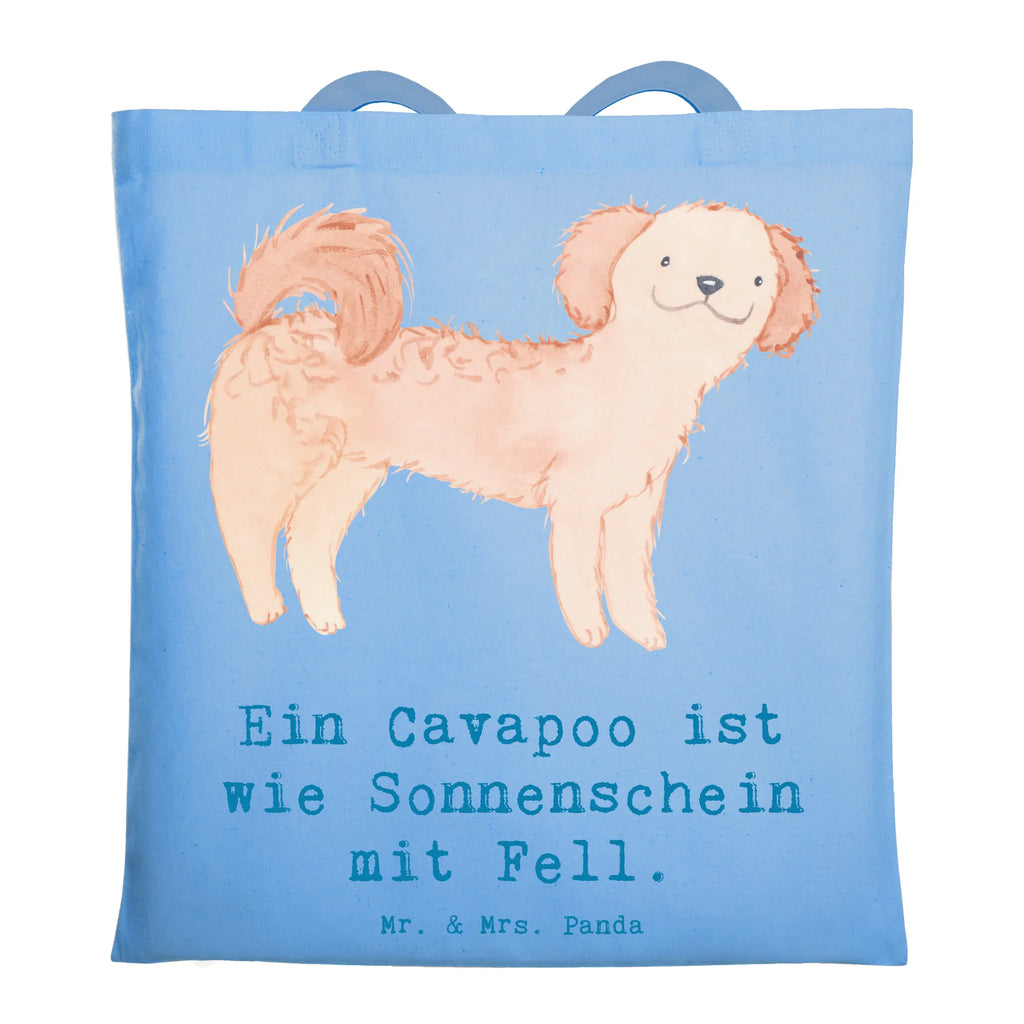 Tragetasche Cavapoo Sonnenschein Beuteltasche, Beutel, Einkaufstasche, Jutebeutel, Stoffbeutel, Tasche, Shopper, Umhängetasche, Strandtasche, Schultertasche, Stofftasche, Tragetasche, Badetasche, Jutetasche, Einkaufstüte, Laptoptasche, Hund, Hunderasse, Rassehund, Hundebesitzer, Geschenk, Tierfreund, Schenken, Welpe