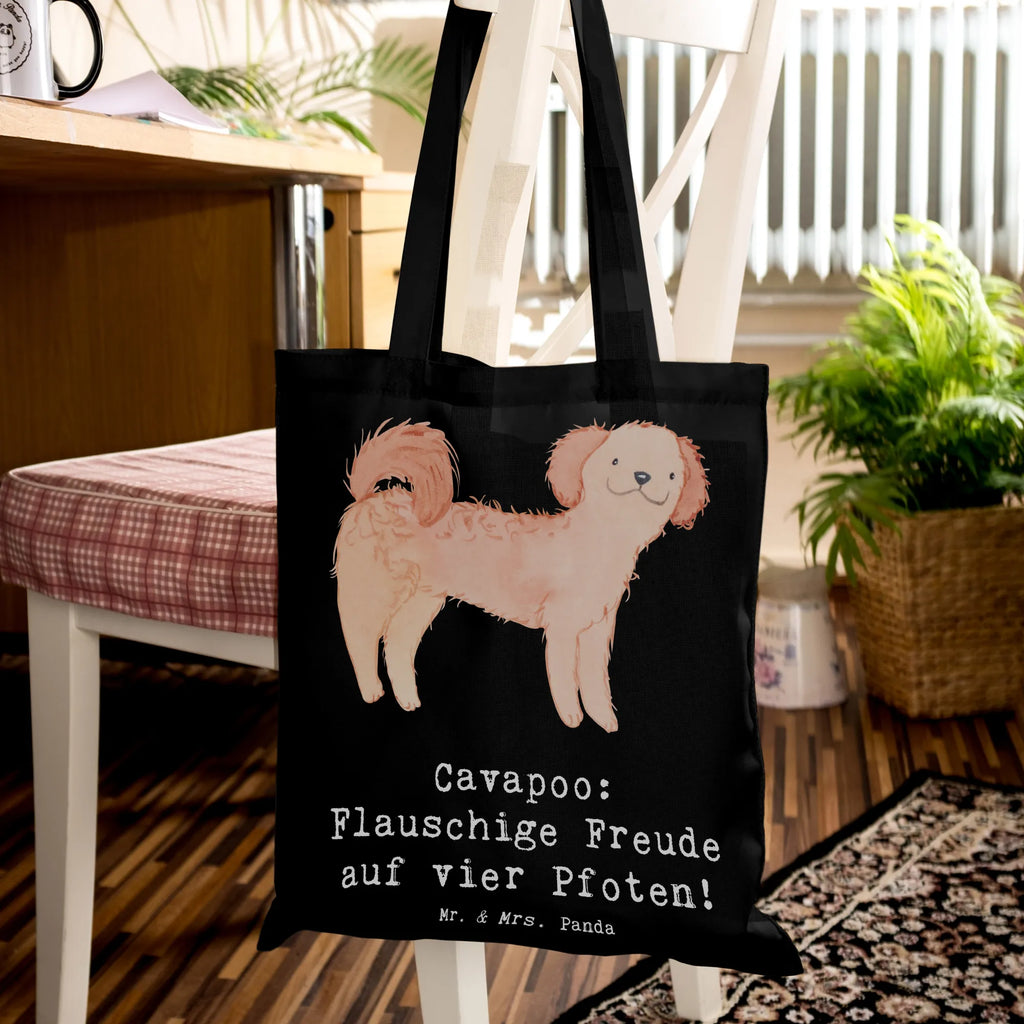 Tragetasche Cavapoo Flauschigkeit Beuteltasche, Beutel, Einkaufstasche, Jutebeutel, Stoffbeutel, Tasche, Shopper, Umhängetasche, Strandtasche, Schultertasche, Stofftasche, Tragetasche, Badetasche, Jutetasche, Einkaufstüte, Laptoptasche, Hund, Hunderasse, Rassehund, Hundebesitzer, Geschenk, Tierfreund, Schenken, Welpe