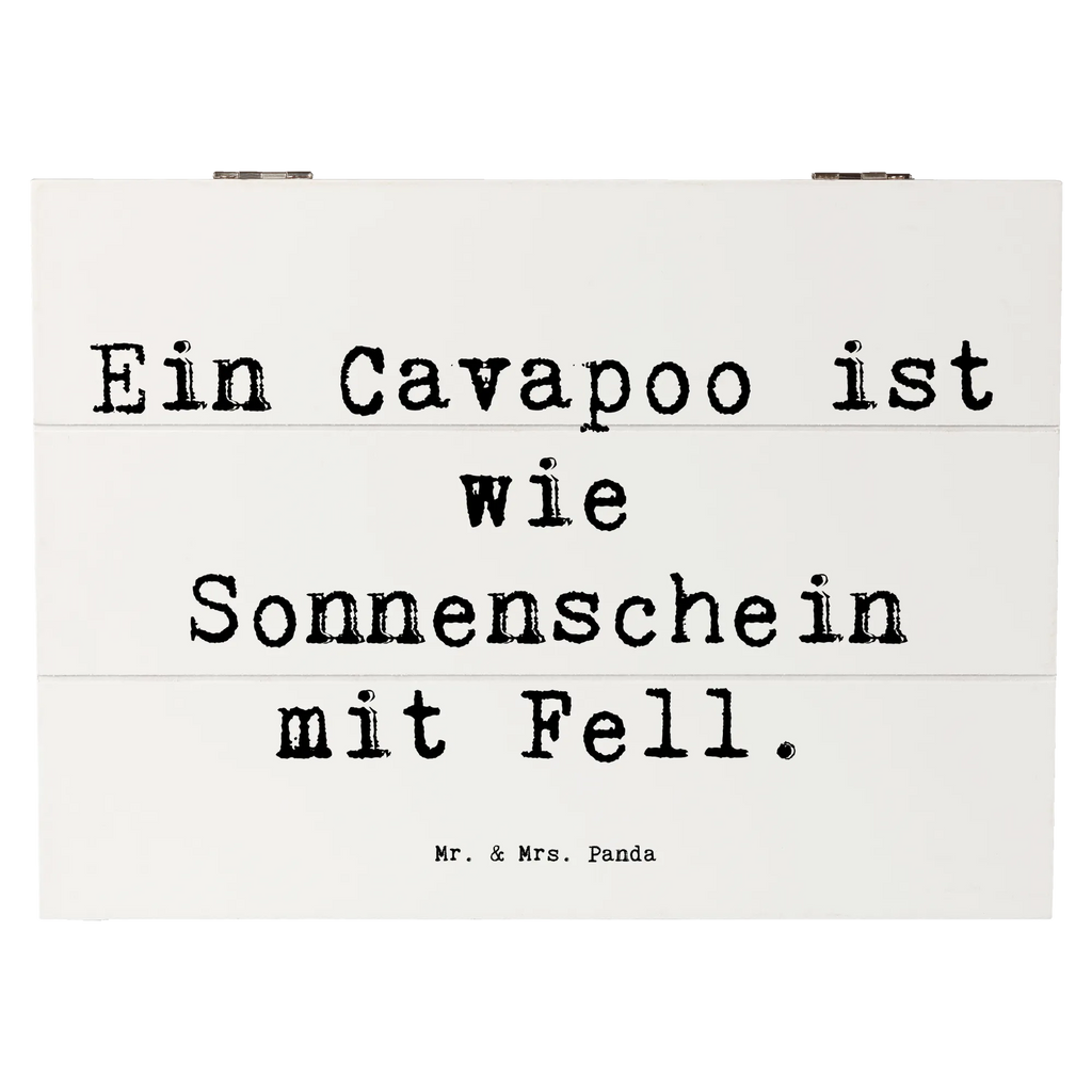 Holzkiste Spruch Cavapoo Sonnenschein Holzkiste, Kiste, Schatzkiste, Truhe, Schatulle, XXL, Erinnerungsbox, Erinnerungskiste, Dekokiste, Aufbewahrungsbox, Geschenkbox, Geschenkdose, Hund, Hunderasse, Rassehund, Hundebesitzer, Geschenk, Tierfreund, Schenken, Welpe