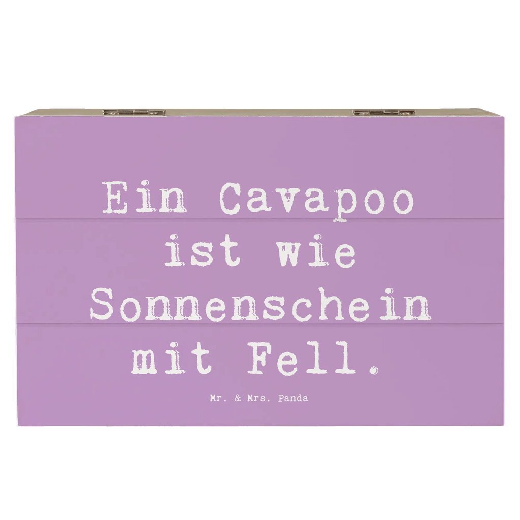 Holzkiste Spruch Cavapoo Sonnenschein Holzkiste, Kiste, Schatzkiste, Truhe, Schatulle, XXL, Erinnerungsbox, Erinnerungskiste, Dekokiste, Aufbewahrungsbox, Geschenkbox, Geschenkdose, Hund, Hunderasse, Rassehund, Hundebesitzer, Geschenk, Tierfreund, Schenken, Welpe