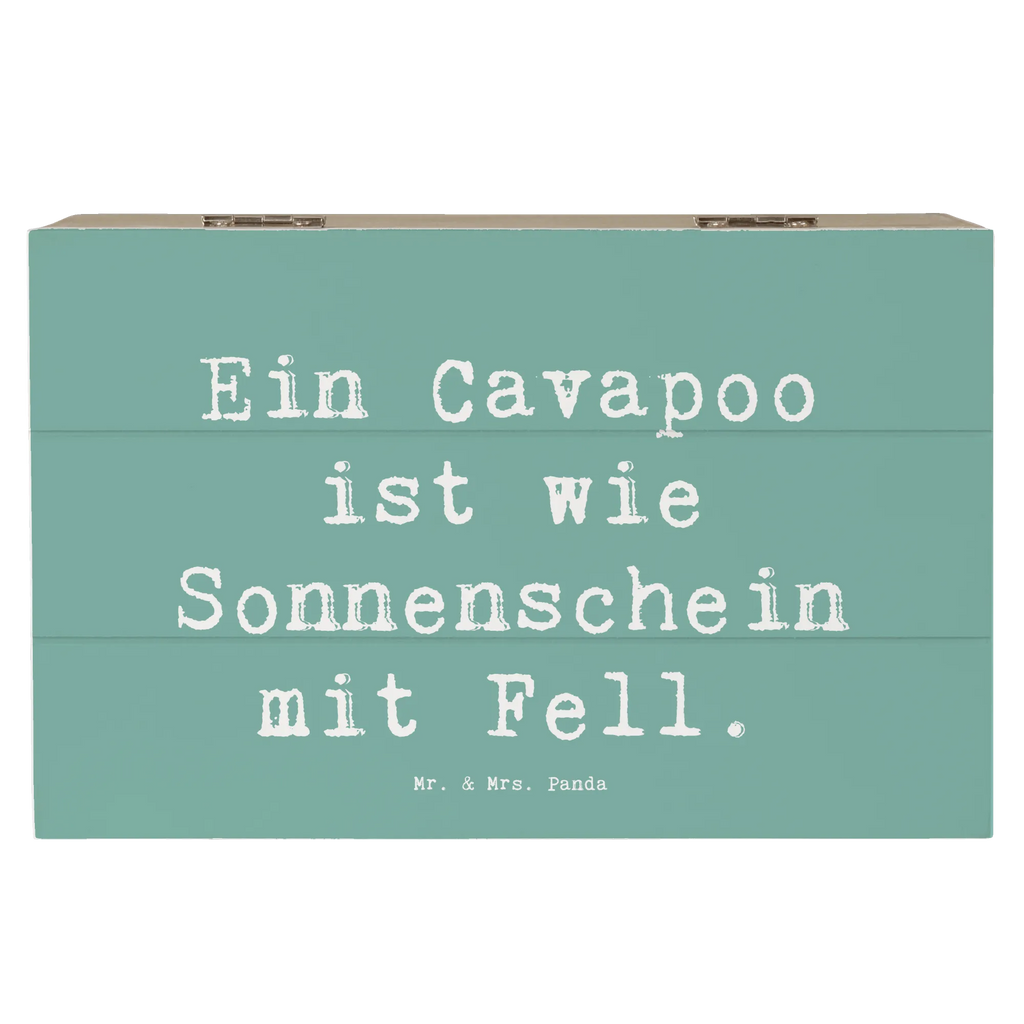 Holzkiste Spruch Cavapoo Sonnenschein Holzkiste, Kiste, Schatzkiste, Truhe, Schatulle, XXL, Erinnerungsbox, Erinnerungskiste, Dekokiste, Aufbewahrungsbox, Geschenkbox, Geschenkdose, Hund, Hunderasse, Rassehund, Hundebesitzer, Geschenk, Tierfreund, Schenken, Welpe