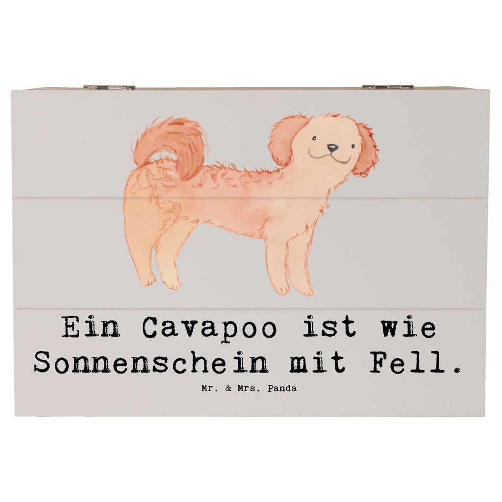 Holzkiste Cavapoo Sonnenschein Holzkiste, Kiste, Schatzkiste, Truhe, Schatulle, XXL, Erinnerungsbox, Erinnerungskiste, Dekokiste, Aufbewahrungsbox, Geschenkbox, Geschenkdose, Hund, Hunderasse, Rassehund, Hundebesitzer, Geschenk, Tierfreund, Schenken, Welpe