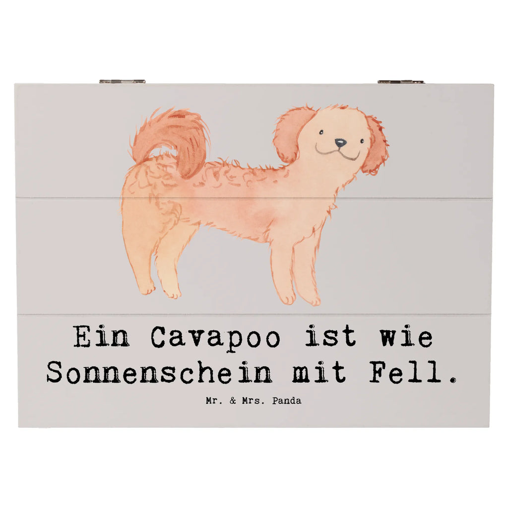 Holzkiste Cavapoo Sonnenschein Holzkiste, Kiste, Schatzkiste, Truhe, Schatulle, XXL, Erinnerungsbox, Erinnerungskiste, Dekokiste, Aufbewahrungsbox, Geschenkbox, Geschenkdose, Hund, Hunderasse, Rassehund, Hundebesitzer, Geschenk, Tierfreund, Schenken, Welpe