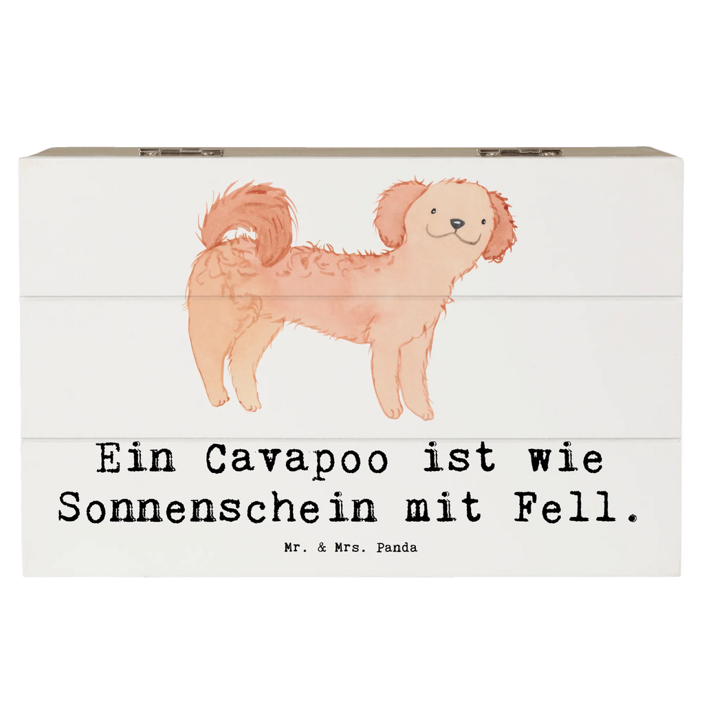 Holzkiste Cavapoo Sonnenschein Holzkiste, Kiste, Schatzkiste, Truhe, Schatulle, XXL, Erinnerungsbox, Erinnerungskiste, Dekokiste, Aufbewahrungsbox, Geschenkbox, Geschenkdose, Hund, Hunderasse, Rassehund, Hundebesitzer, Geschenk, Tierfreund, Schenken, Welpe