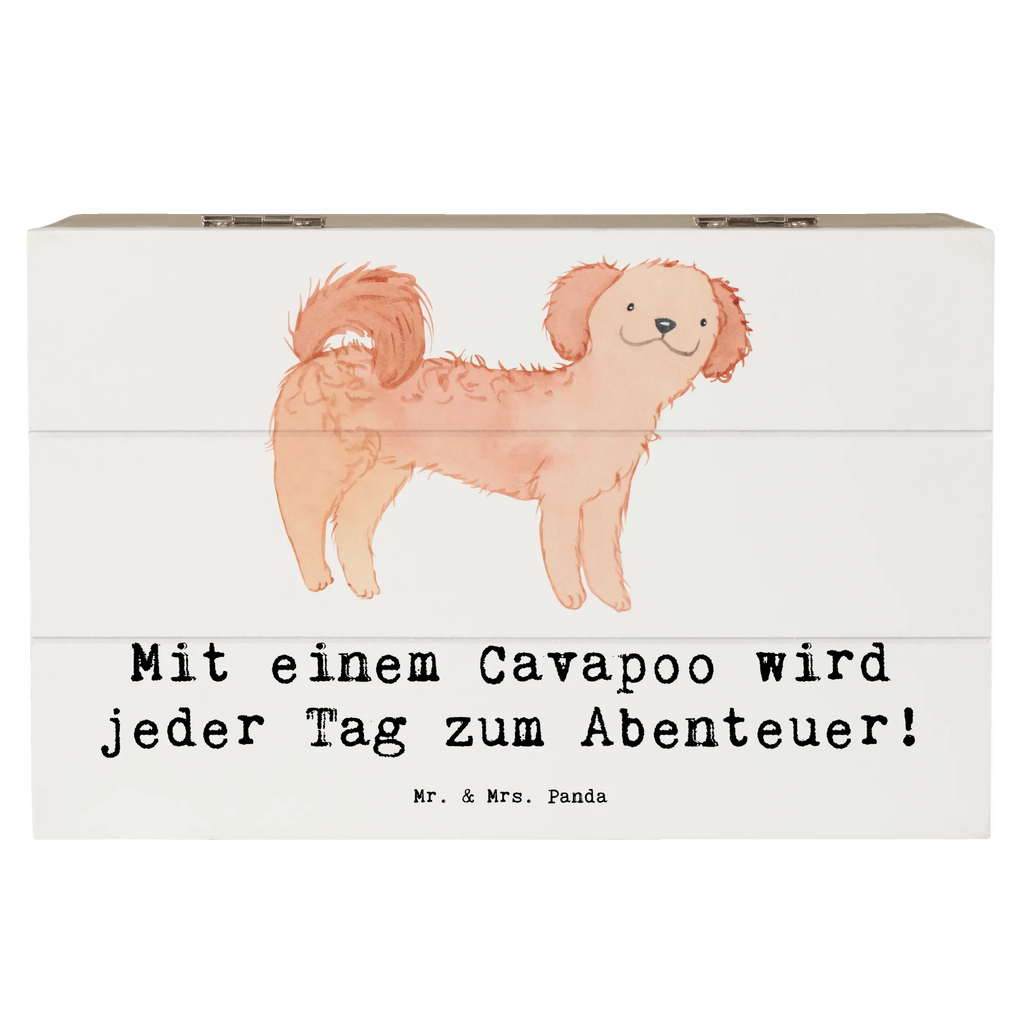 Holzkiste Cavapoo Abenteuer Holzkiste, Kiste, Schatzkiste, Truhe, Schatulle, XXL, Erinnerungsbox, Erinnerungskiste, Dekokiste, Aufbewahrungsbox, Geschenkbox, Geschenkdose, Hund, Hunderasse, Rassehund, Hundebesitzer, Geschenk, Tierfreund, Schenken, Welpe