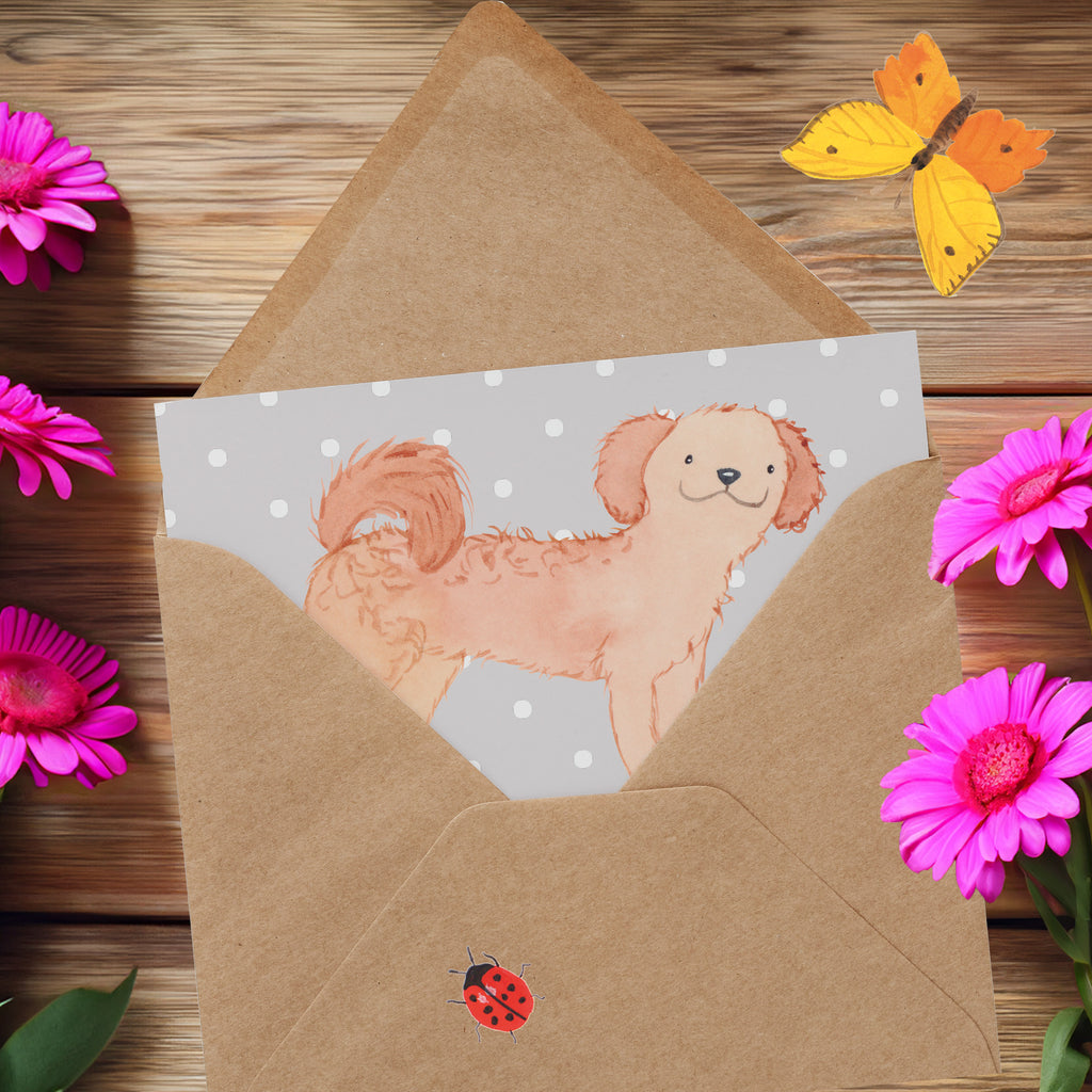 Deluxe Karte Cavapoo Flauschigkeit Karte, Grußkarte, Klappkarte, Einladungskarte, Glückwunschkarte, Hochzeitskarte, Geburtstagskarte, Hochwertige Grußkarte, Hochwertige Klappkarte, Hund, Hunderasse, Rassehund, Hundebesitzer, Geschenk, Tierfreund, Schenken, Welpe