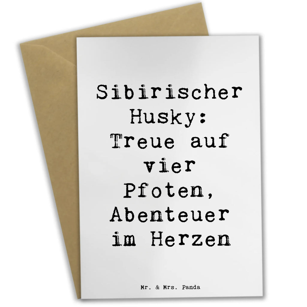 Grußkarte Spruch Sibirischer Husky Grußkarte, Klappkarte, Einladungskarte, Glückwunschkarte, Hochzeitskarte, Geburtstagskarte, Karte, Ansichtskarten, Hund, Hunderasse, Rassehund, Hundebesitzer, Geschenk, Tierfreund, Schenken, Welpe