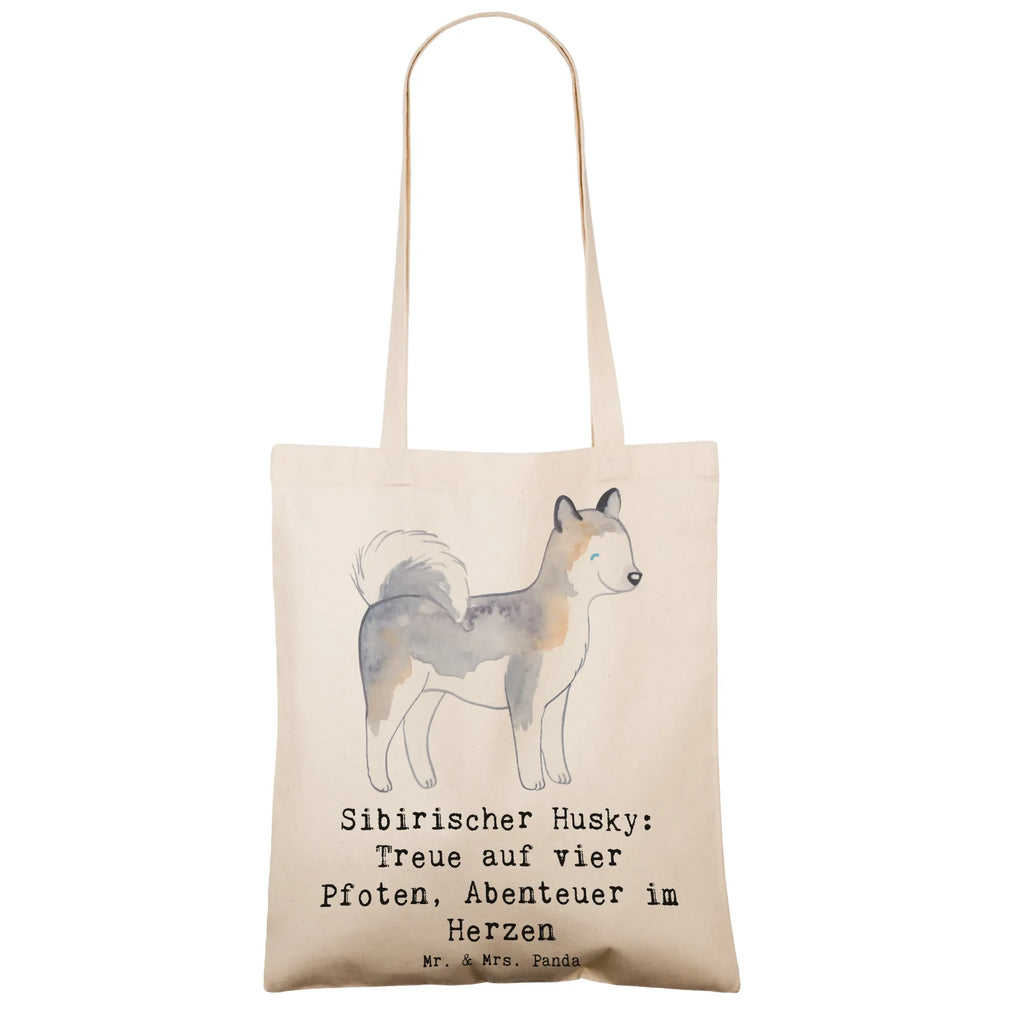 Tragetasche Sibirischer Husky Beuteltasche, Beutel, Einkaufstasche, Jutebeutel, Stoffbeutel, Tasche, Shopper, Umhängetasche, Strandtasche, Schultertasche, Stofftasche, Tragetasche, Badetasche, Jutetasche, Einkaufstüte, Laptoptasche, Hund, Hunderasse, Rassehund, Hundebesitzer, Geschenk, Tierfreund, Schenken, Welpe