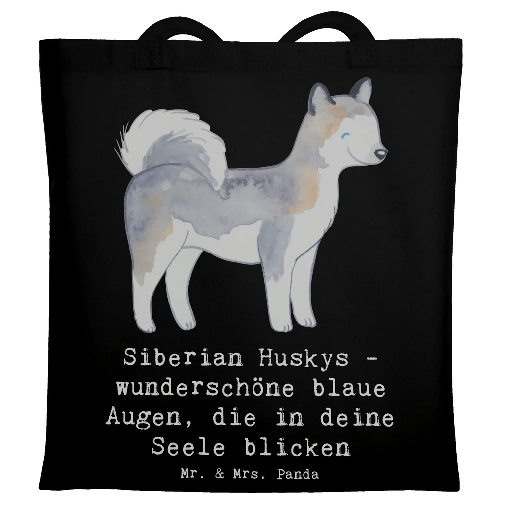 Tragetasche Siberian Husky Augenzauber Beuteltasche, Beutel, Einkaufstasche, Jutebeutel, Stoffbeutel, Tasche, Shopper, Umhängetasche, Strandtasche, Schultertasche, Stofftasche, Tragetasche, Badetasche, Jutetasche, Einkaufstüte, Laptoptasche, Hund, Hunderasse, Rassehund, Hundebesitzer, Geschenk, Tierfreund, Schenken, Welpe