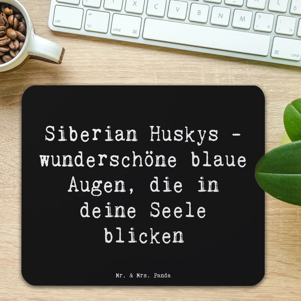 Mauspad Spruch Siberian Husky Augenzauber Mousepad, Computer zubehör, Büroausstattung, PC Zubehör, Arbeitszimmer, Mauspad, Einzigartiges Mauspad, Designer Mauspad, Mausunterlage, Mauspad Büro, Hund, Hunderasse, Rassehund, Hundebesitzer, Geschenk, Tierfreund, Schenken, Welpe