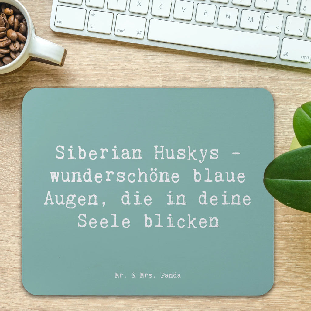 Mauspad Spruch Siberian Husky Augenzauber Mousepad, Computer zubehör, Büroausstattung, PC Zubehör, Arbeitszimmer, Mauspad, Einzigartiges Mauspad, Designer Mauspad, Mausunterlage, Mauspad Büro, Hund, Hunderasse, Rassehund, Hundebesitzer, Geschenk, Tierfreund, Schenken, Welpe