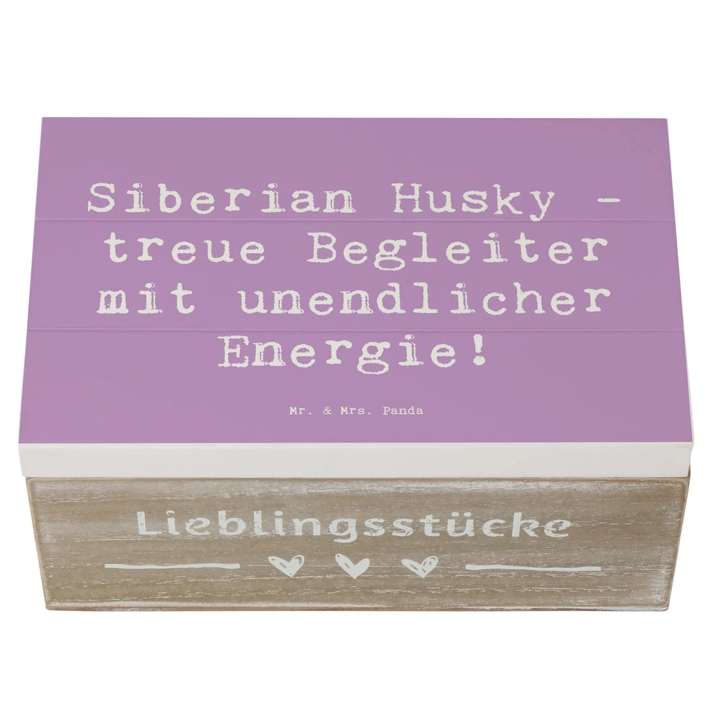 Holzkiste Spruch Siberian Husky Energie Holzkiste, Kiste, Schatzkiste, Truhe, Schatulle, XXL, Erinnerungsbox, Erinnerungskiste, Dekokiste, Aufbewahrungsbox, Geschenkbox, Geschenkdose, Hund, Hunderasse, Rassehund, Hundebesitzer, Geschenk, Tierfreund, Schenken, Welpe