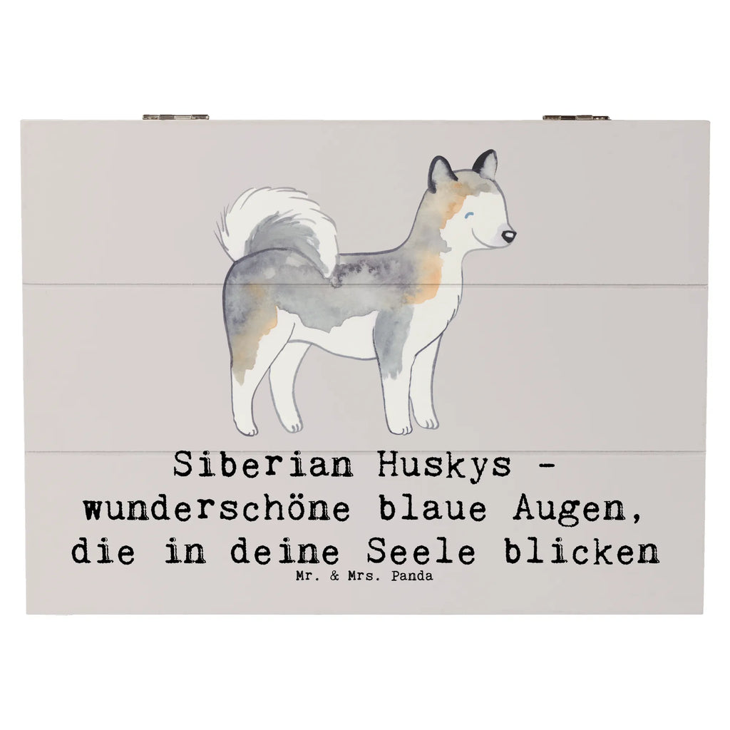 Holzkiste Siberian Husky Augenzauber Holzkiste, Kiste, Schatzkiste, Truhe, Schatulle, XXL, Erinnerungsbox, Erinnerungskiste, Dekokiste, Aufbewahrungsbox, Geschenkbox, Geschenkdose, Hund, Hunderasse, Rassehund, Hundebesitzer, Geschenk, Tierfreund, Schenken, Welpe